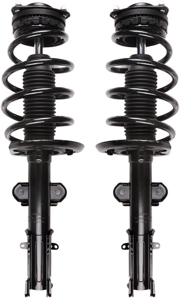 Front Pair Complete Struts Spring Assembly Shock Absorber Compatible with 2008 2009 2010 2011 2012 2013 2014 2015 for Chrysler Town Country, 08 09 10 11 12 13 14 15 for Dodge Grand Caravan