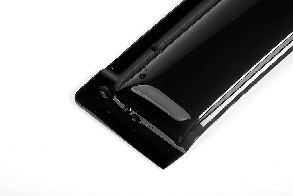 4pcs Side Window Deflectors Shade, Outside Mount Tape-On Rain Guards Set, Side Window Visors Compatible with 1993-1997 Toyota Corolla Sedan 94022