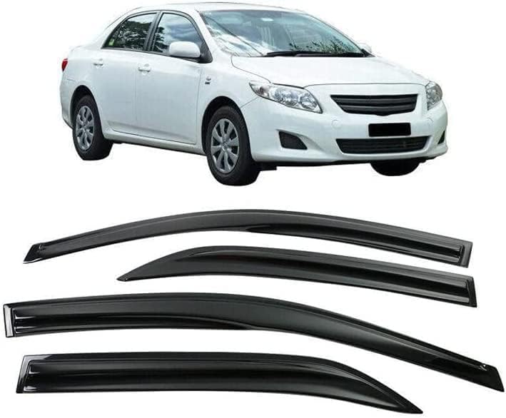 Tape-On Window Visors 4-Piece for 07-14 Chevy Tahoe/GMC Yukon Sun Rain Guard Shield Shade Smoke 94514