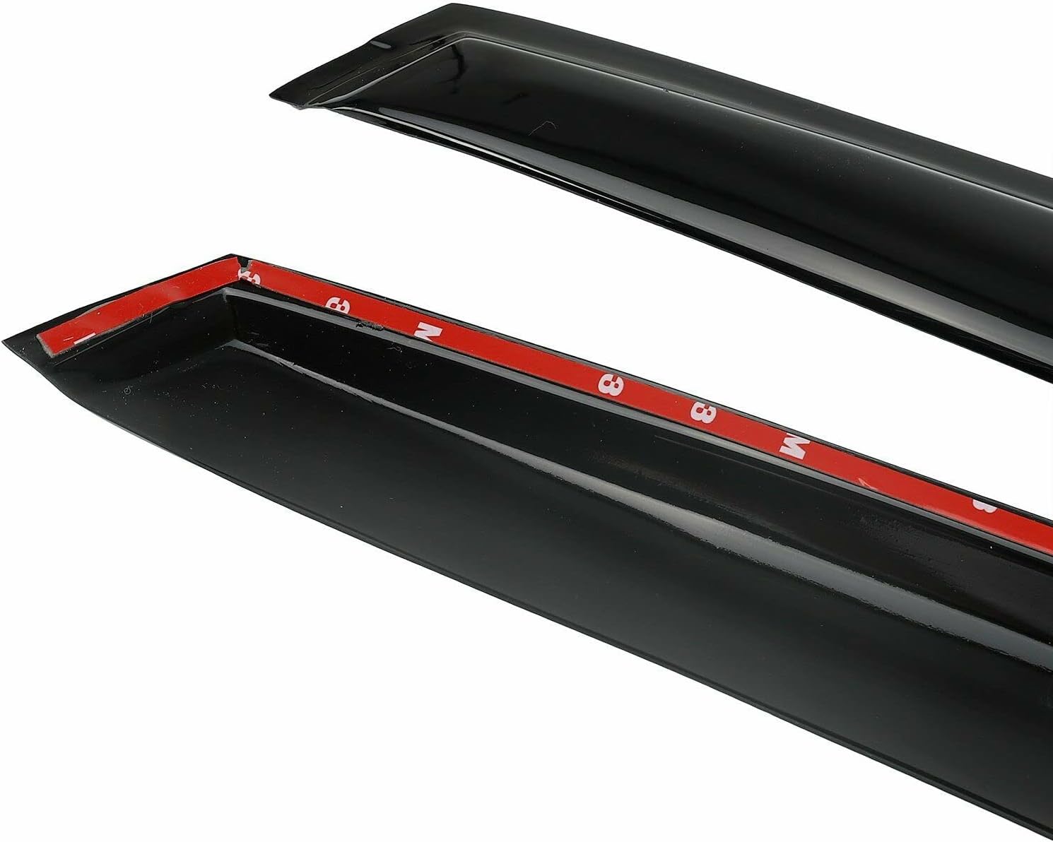 Tape-On Window Visors 4-Piece for 07-14 Chevy Tahoe/GMC Yukon Sun Rain Guard Shield Shade Smoke 94514