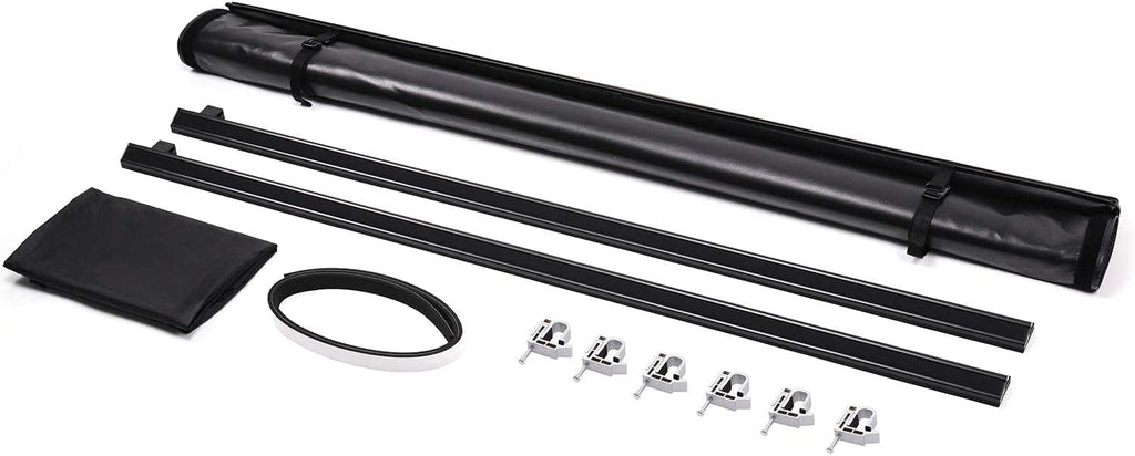 Roll-Up 6.5 feet Truck Bed Tonneau Cover for 2014-2019 Chevy Silverado, GMC Sierra 1500, 2015-2018 Silverado Sierra 2500 3500 HD, Fleetside