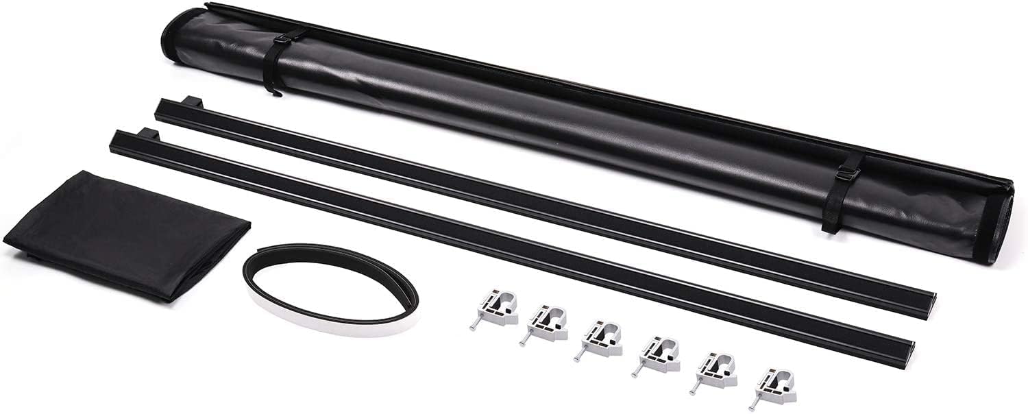 Roll-Up 6.5 feet Truck Bed Tonneau Cover for 2014-2019 Chevy Silverado, GMC Sierra 1500, 2015-2018 Silverado Sierra 2500 3500 HD, Fleetside