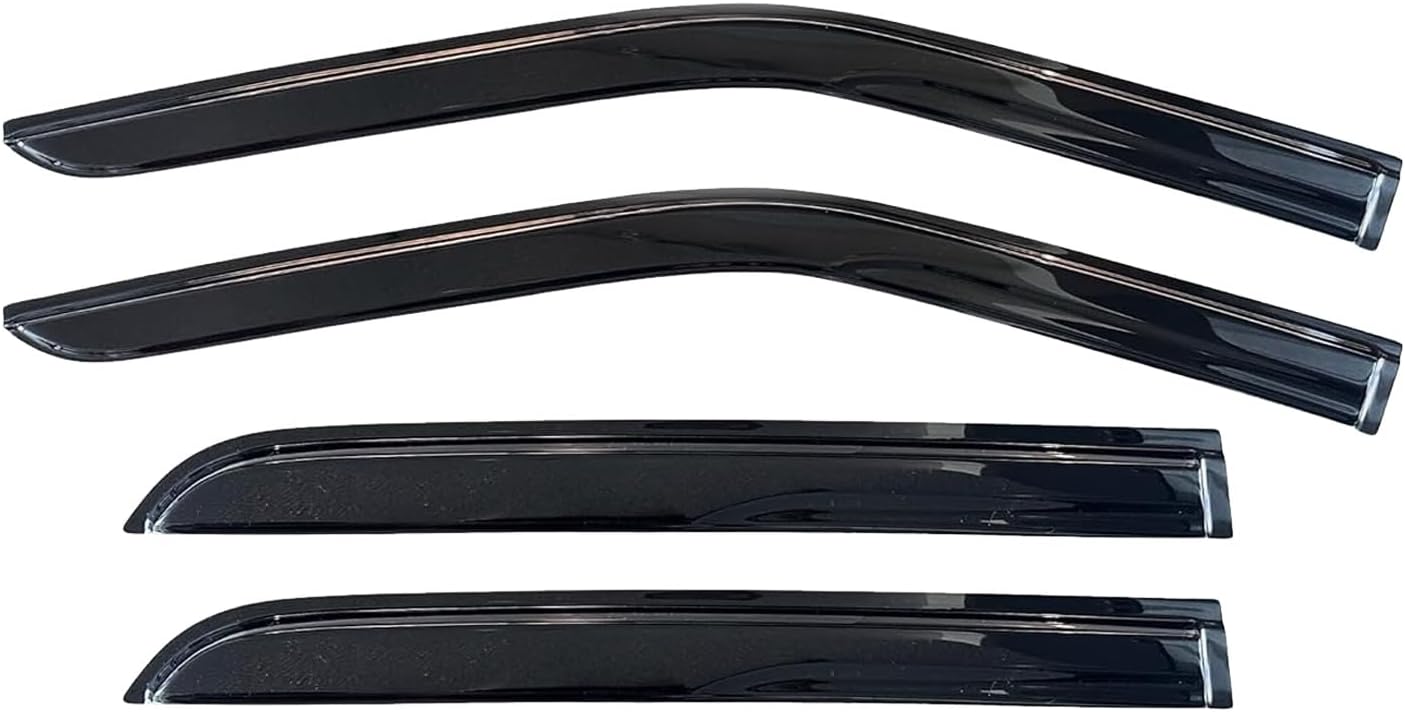 Window Visors Rain Guards for Chevy Tahoe/GMC Yukon 2000-2006, Out-Channel Window Vent Wind Deflectors Visors Shades for 2002-2006 Cadillac Escalade