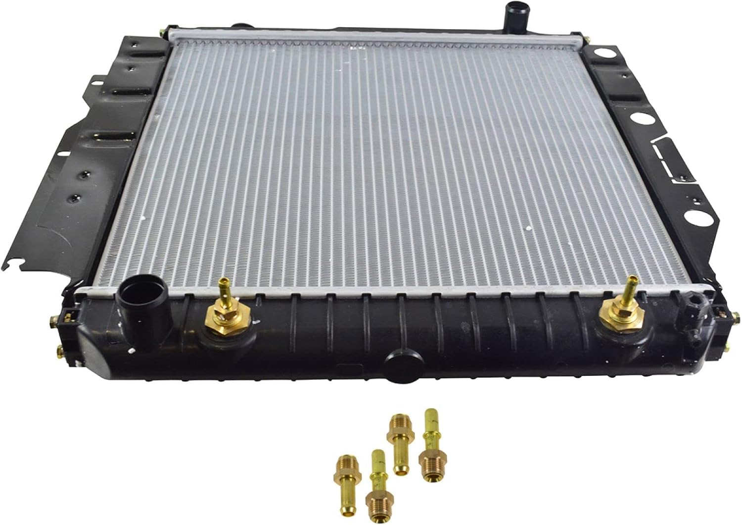 Radiator Assembly Plastic Tanks Aluminum Core Compatible with 14-19 Chevrolet Silverado 1500 15-20 Tahoe 15-20 Cadillac Escalade 14-18 GMC Sierra 1500 15-19 Yukon