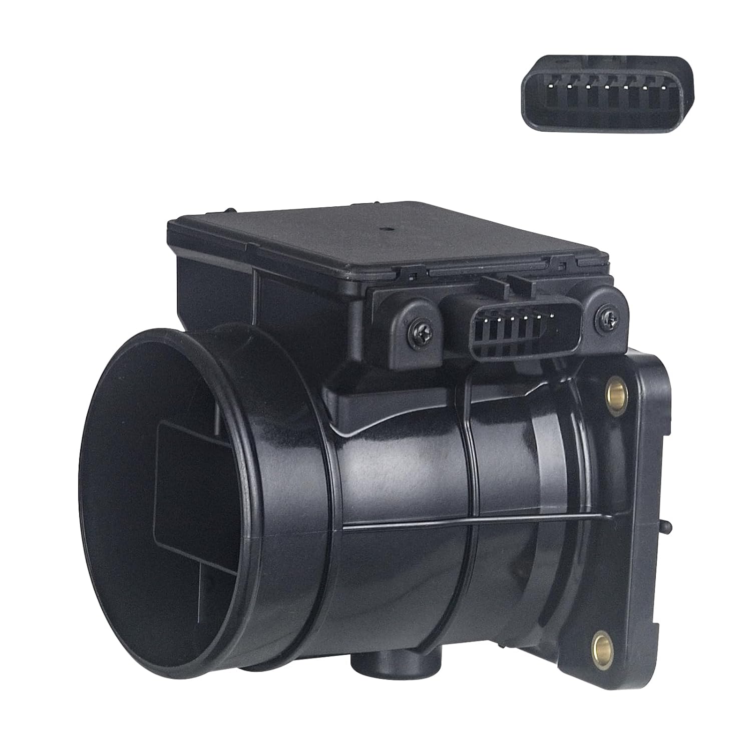 Air Flow Sensor Meter MAF Sensor Compatible with Hyundai Sonata 2001-2005,Santa Fe 2001-2005,Tucson 2005-2009,Tiburon 2003-2008 & Kia Optima2001-2006,Replace# 28164-37200