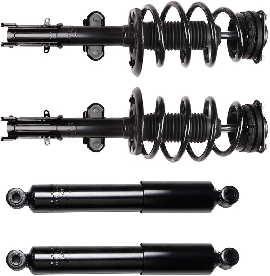 Front Pair Complete Struts Spring Assembly Shock Absorber Compatible with 2008 2009 2010 2011 2012 2013 2014 2015 for Chrysler Town Country, 08 09 10 11 12 13 14 15 for Dodge Grand Caravan