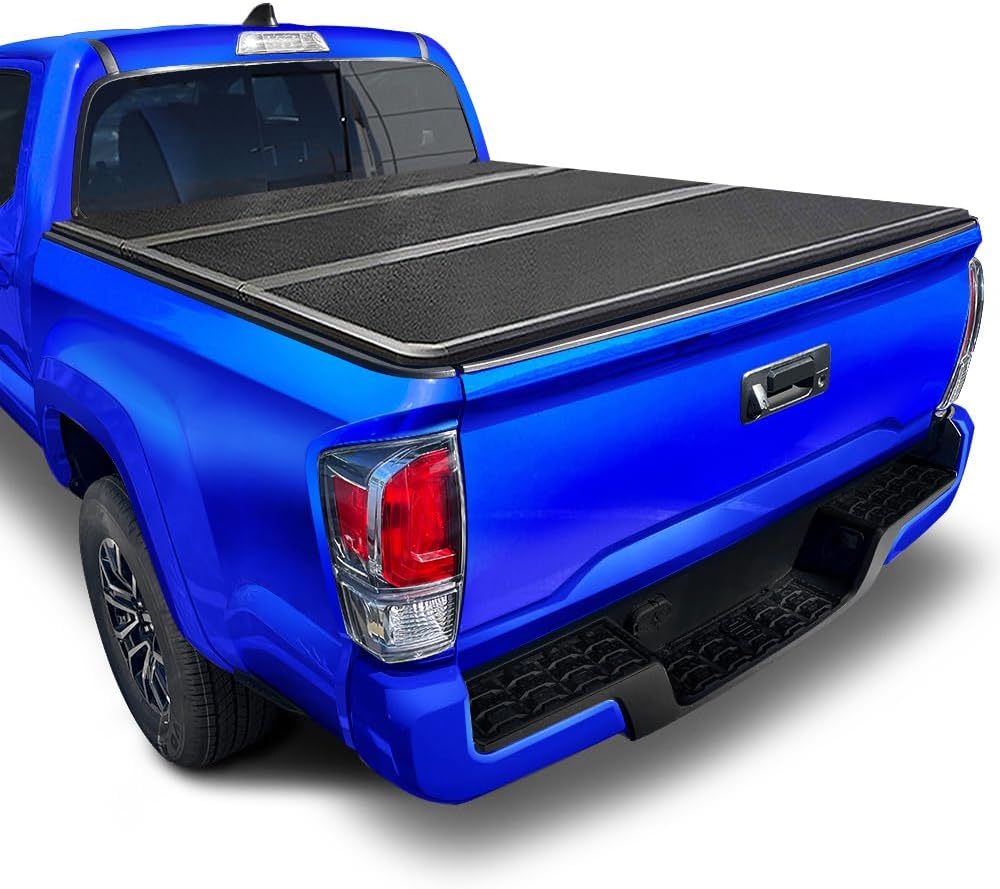 Soft Roll-up Truck Bed Tonneau Cover Compatible with 2024-2026 Toyota Tacoma (Only Fits Models with Factory Deck Rail System) | 5' (60") Bed | TG-BC1T9204