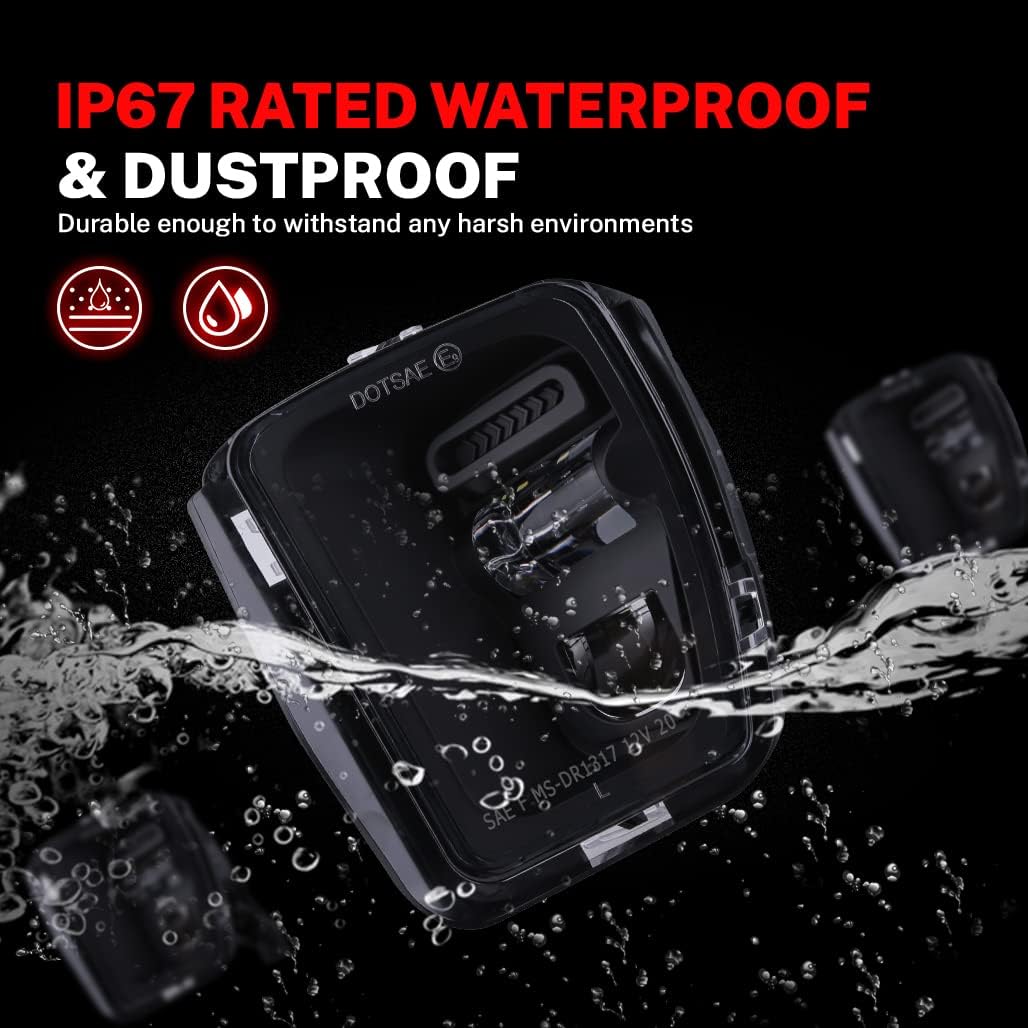 New Version LED Fog Lights Compatible with Dodge Ram 1500 2013 2014 2015 2016 2017 2018 Bumper Driving Fog Lamps Replacement – 1 Pair Black