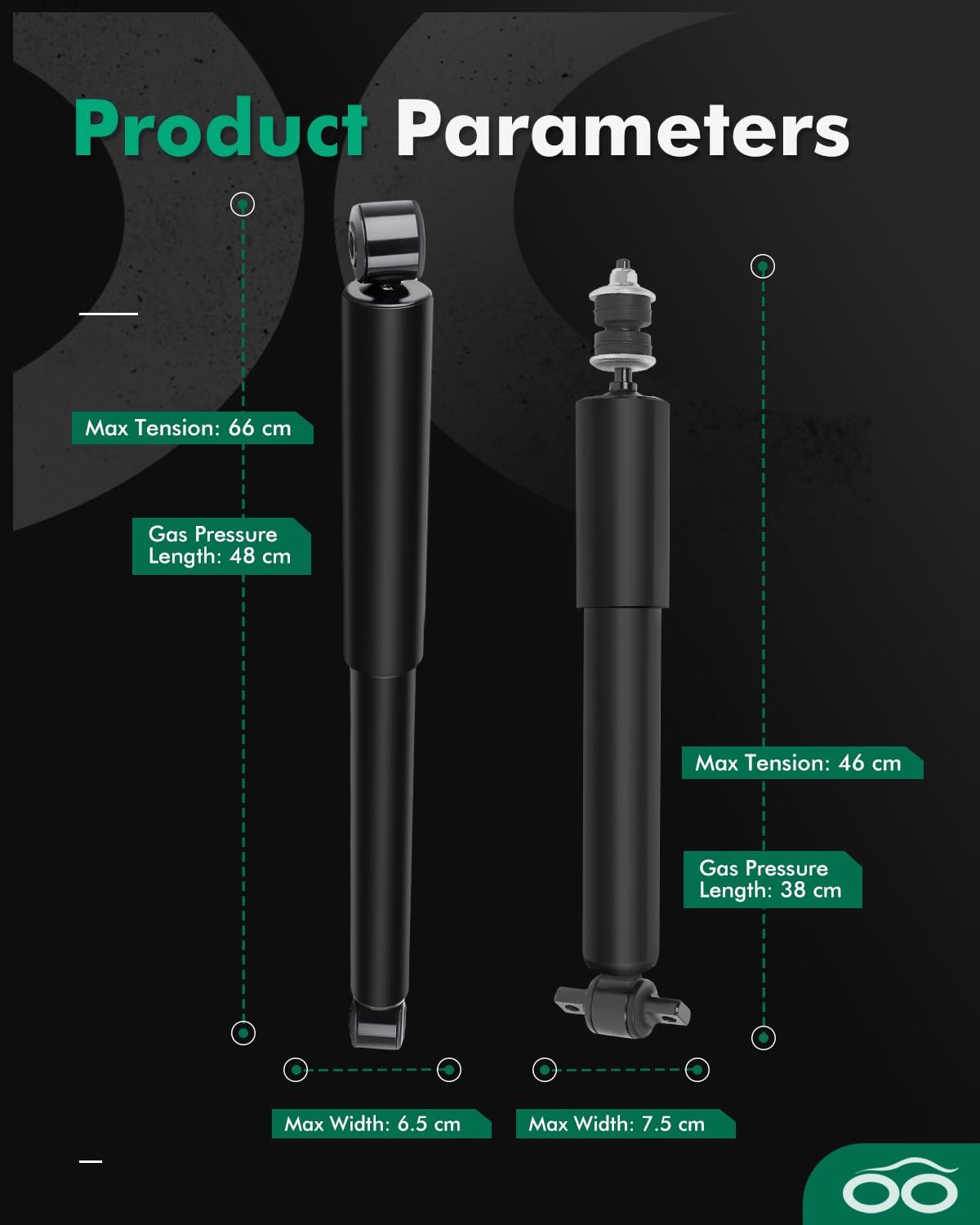 【2WD!】Shocks for Sierra for Silverado - SCITOO Front Rear Gas Shock Absorbers Fit for 1999 2000 2001 2002 2003 2004 2005 2006 2007 for Chevy Silverado 1500,1999-2007 for GMC Sierra 1500 Set of 4