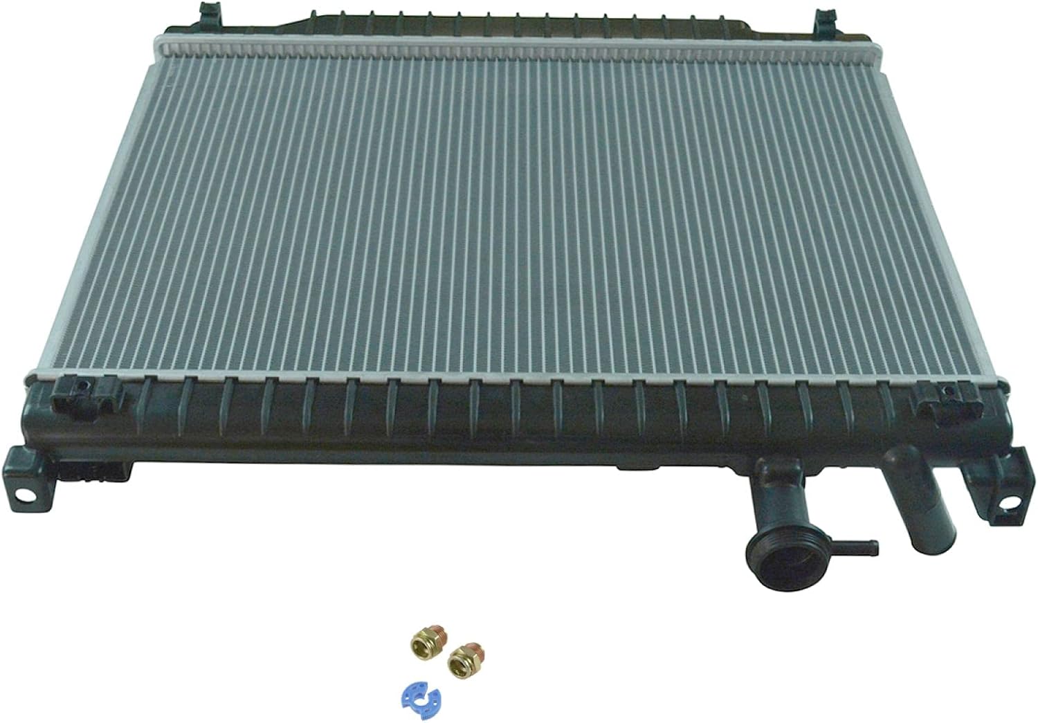 Radiator Assembly Plastic Tanks Aluminum Core Compatible with 14-19 Chevrolet Silverado 1500 15-20 Tahoe 15-20 Cadillac Escalade 14-18 GMC Sierra 1500 15-19 Yukon