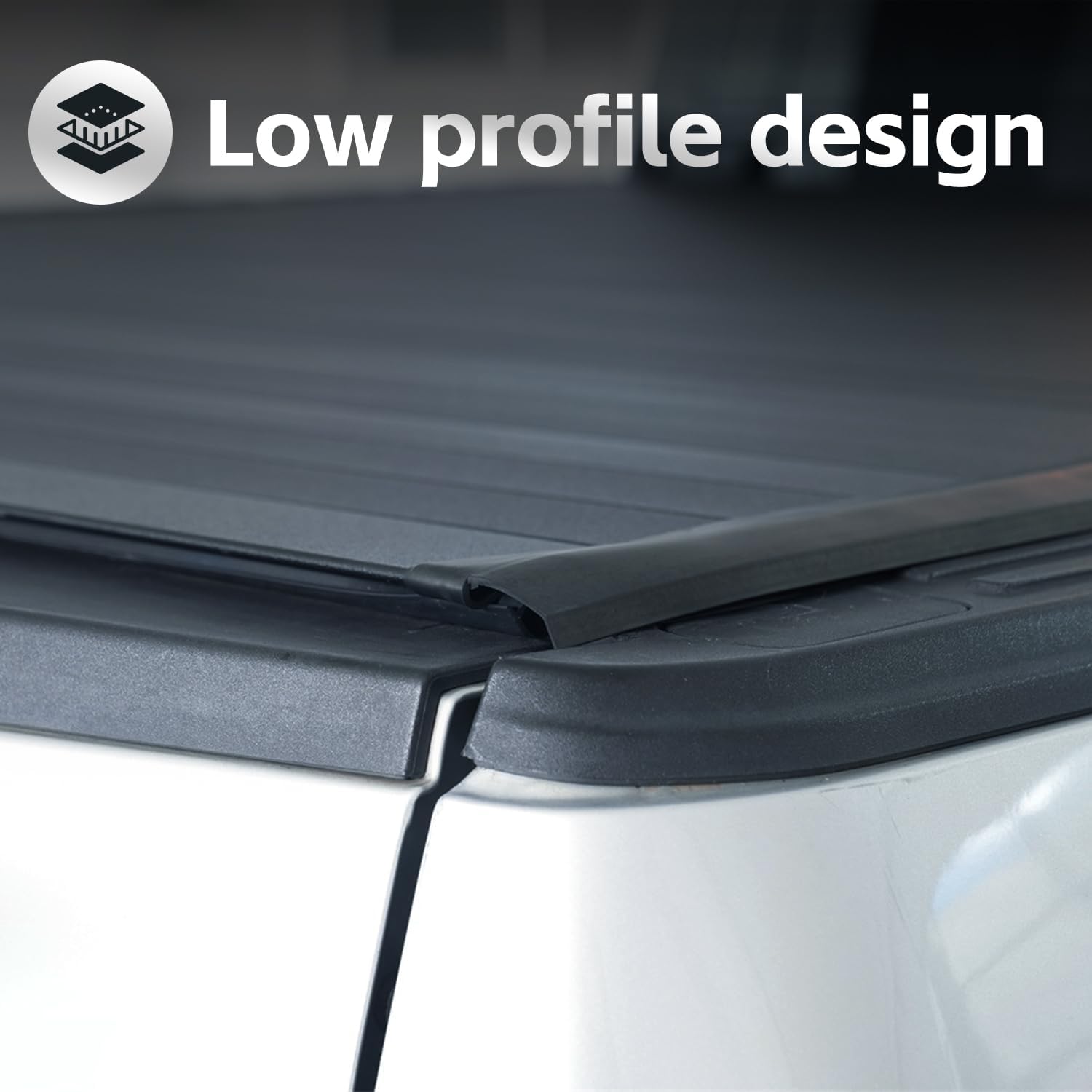 Truck Bed Tonneau Cover, Compatible with 2015-2026 F150 5.7' Bed, Full Bed Access Low Profile Roll Up Bed Cover