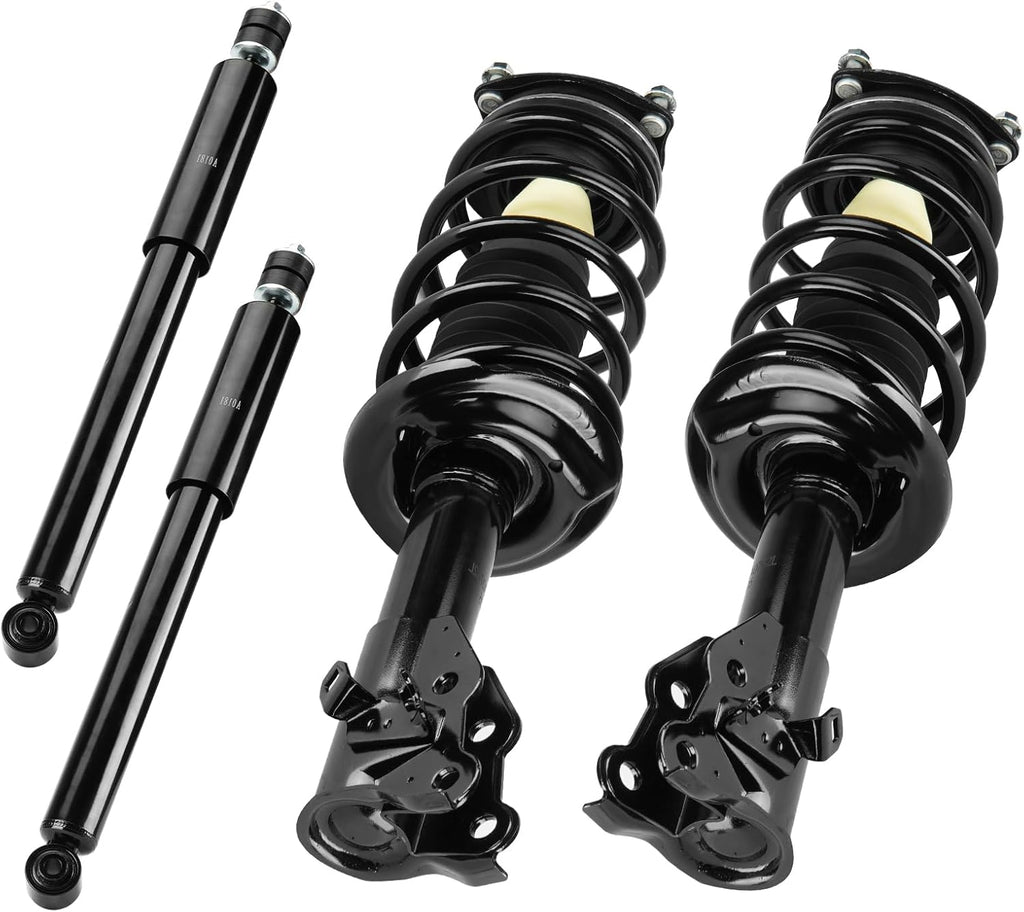 Complete Front and Rear Strut Shock Absorber Fit for Acura CSX 2006-2011, for Honda CIVIC Sedan 2006-2011, Complete of Hydraulic Front Strut w/Coil Spring Kits Replace for 172287 172286 5609