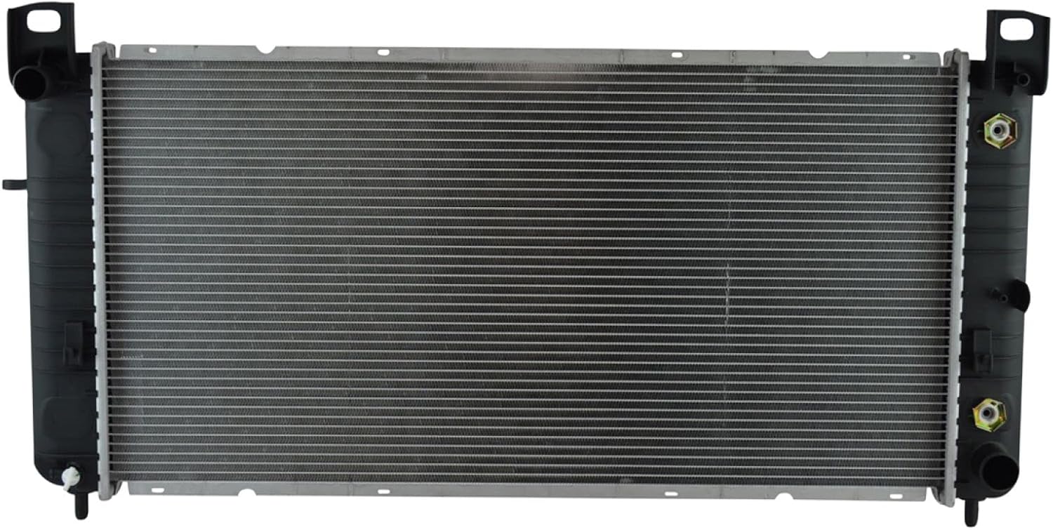 Radiator Assembly Plastic Tanks Aluminum Core Compatible with 14-19 Chevrolet Silverado 1500 15-20 Tahoe 15-20 Cadillac Escalade 14-18 GMC Sierra 1500 15-19 Yukon