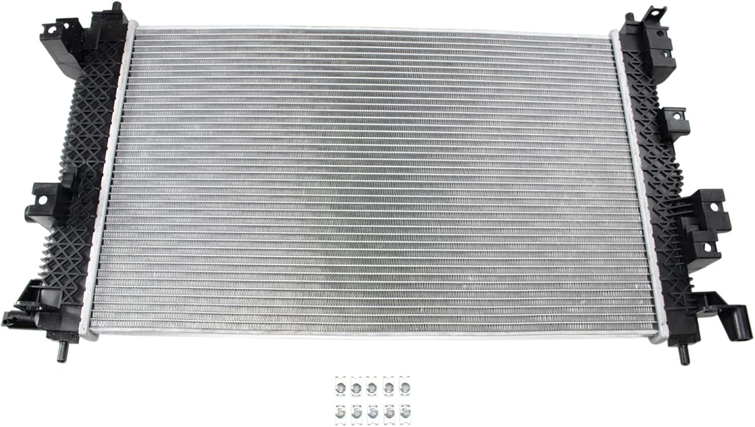 Radiator Assembly Plastic Tanks Aluminum Core Compatible with 14-19 Chevrolet Silverado 1500 15-20 Tahoe 15-20 Cadillac Escalade 14-18 GMC Sierra 1500 15-19 Yukon