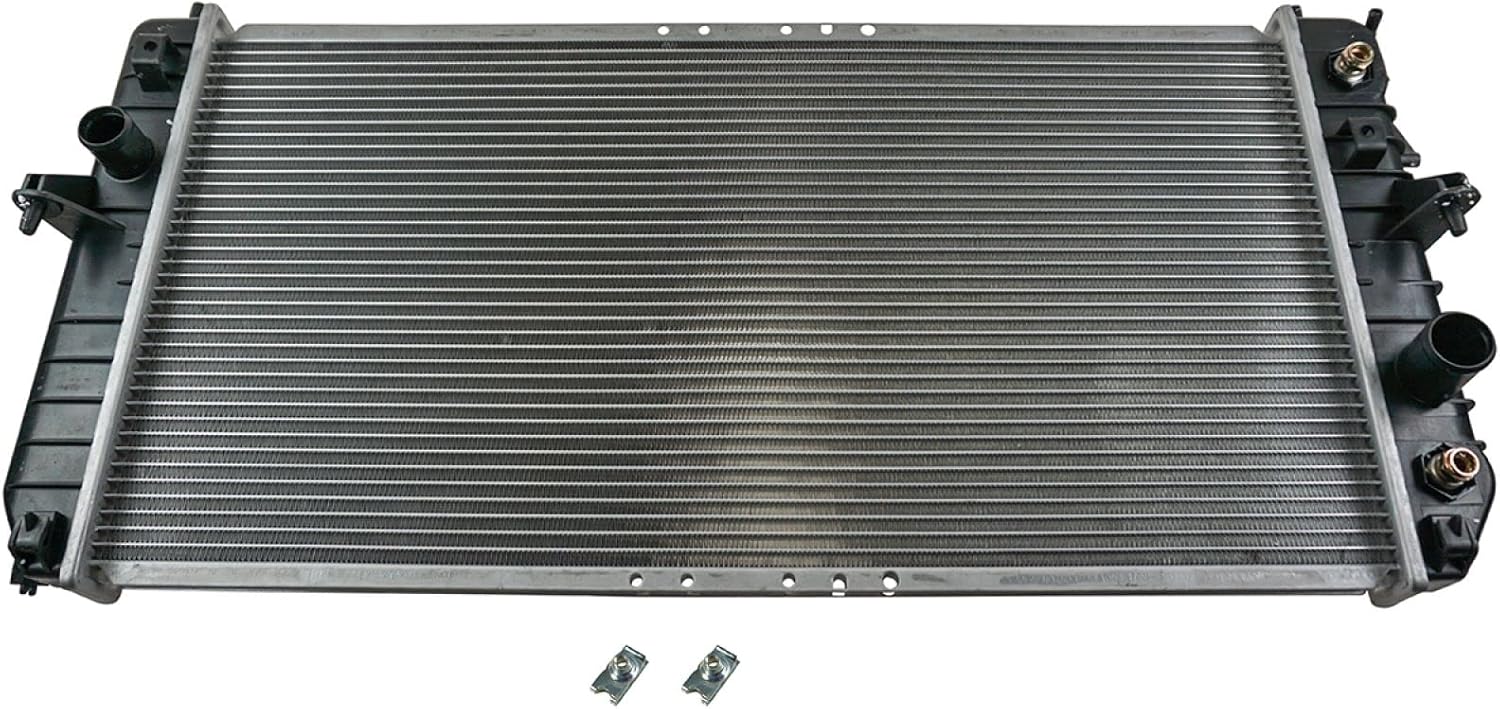 Radiator Assembly Plastic Tanks Aluminum Core Compatible with 14-19 Chevrolet Silverado 1500 15-20 Tahoe 15-20 Cadillac Escalade 14-18 GMC Sierra 1500 15-19 Yukon
