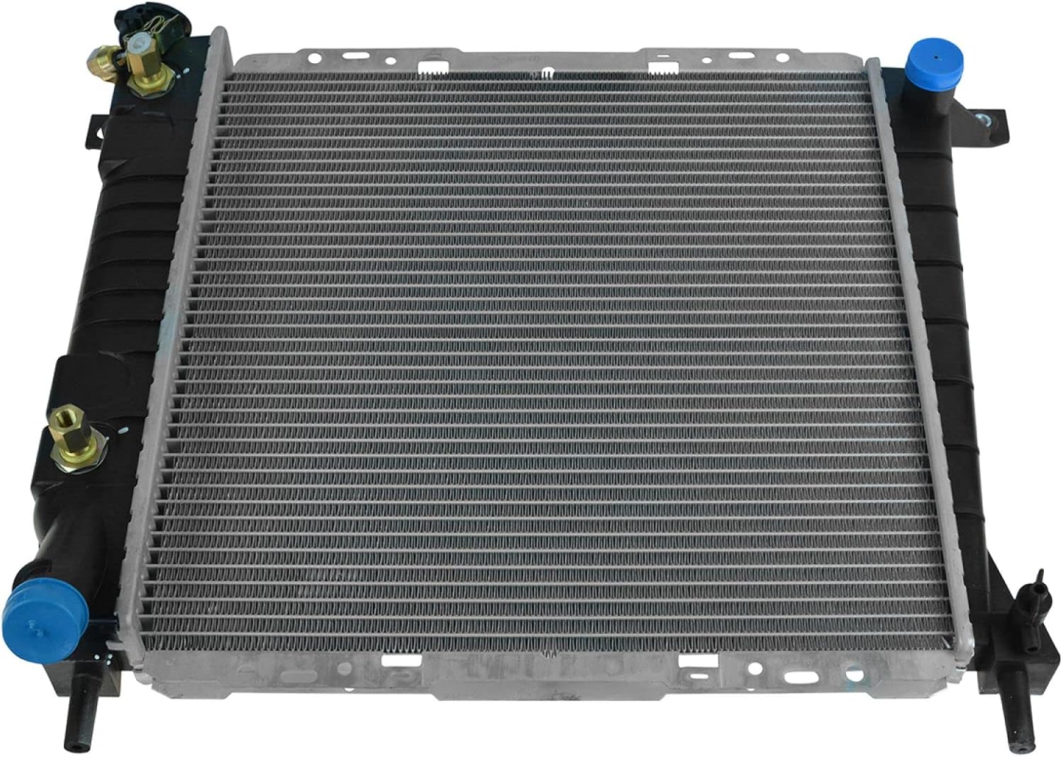 Radiator Assembly Plastic Tanks Aluminum Core Compatible with 14-19 Chevrolet Silverado 1500 15-20 Tahoe 15-20 Cadillac Escalade 14-18 GMC Sierra 1500 15-19 Yukon