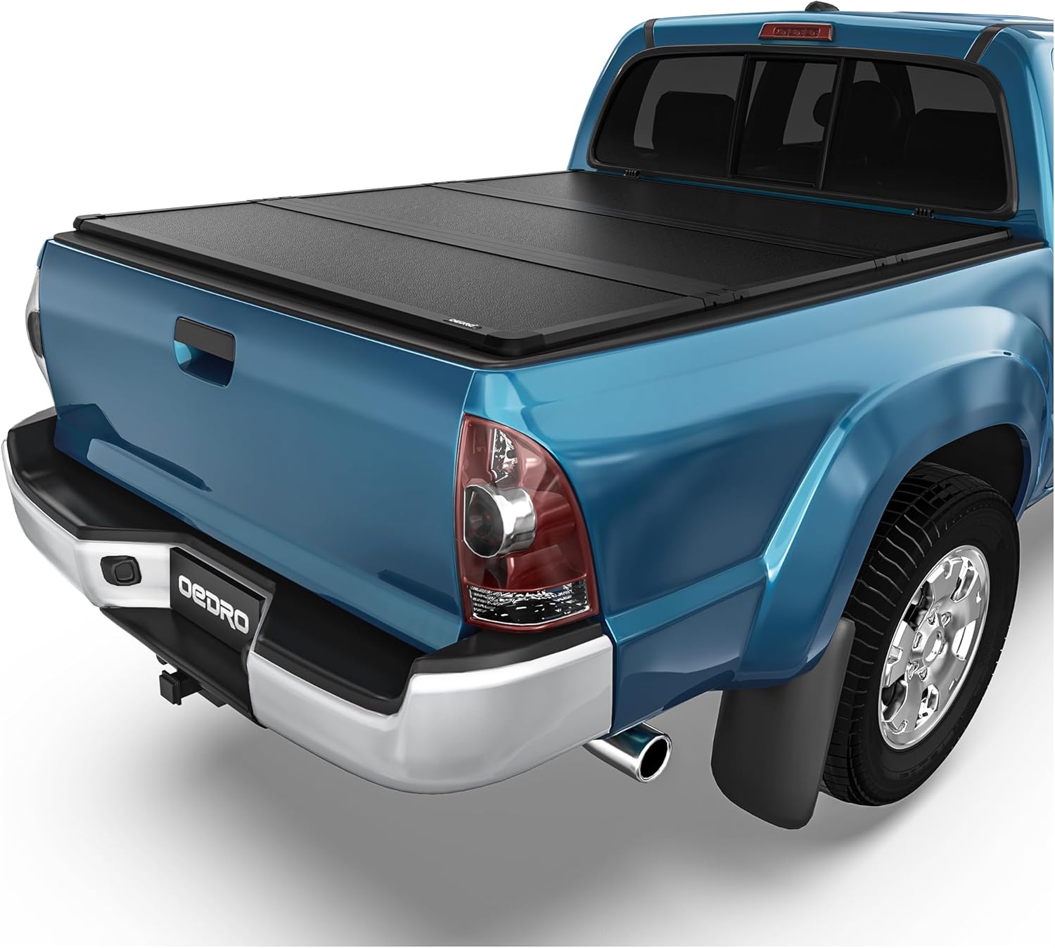 Soft Roll Up Truck Bed Tonneau Cover Compatible with 2016-2023 Toyota Tacoma (Excl. Trail), 5ft Bed with Track Rail System