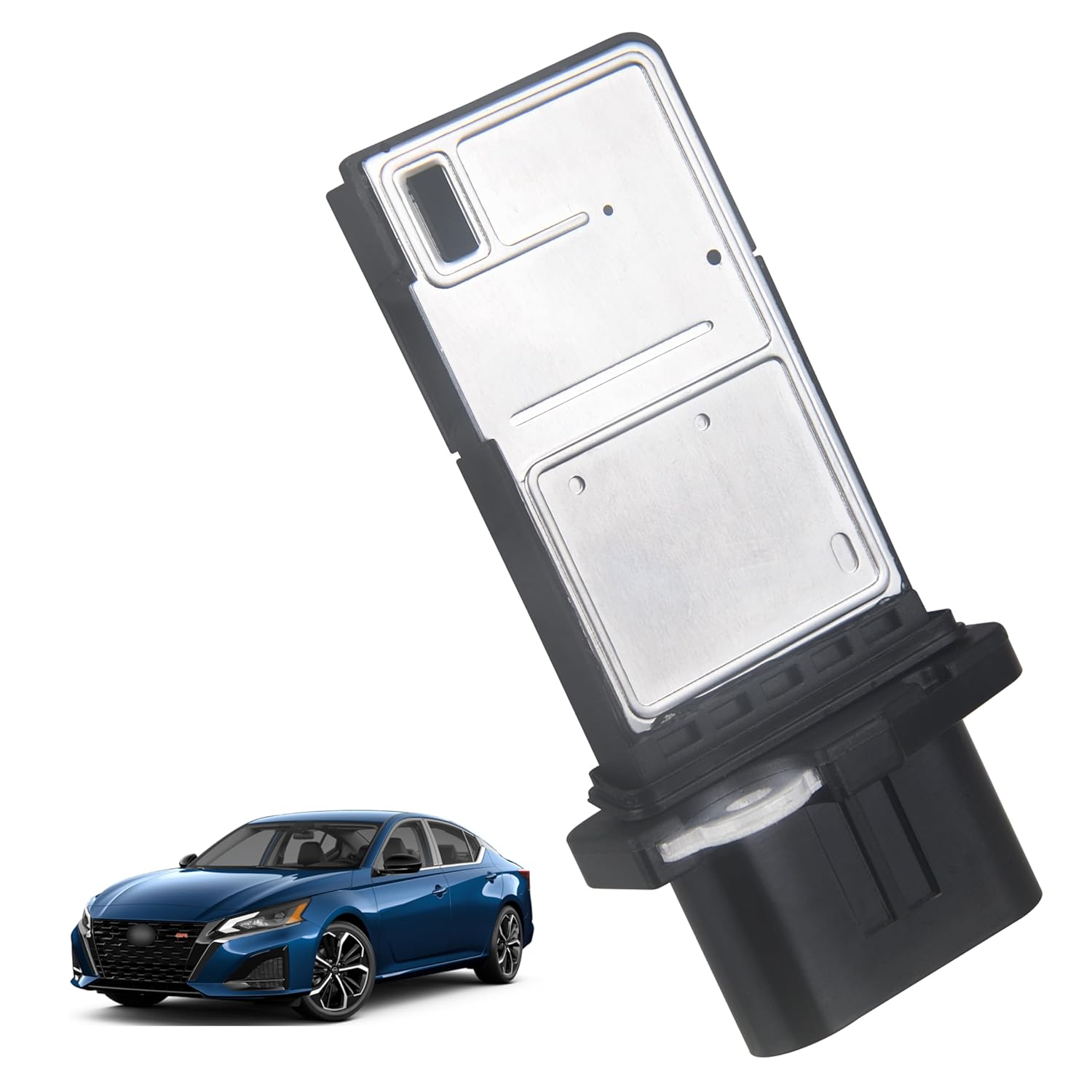 Air Flow Sensor Meter MAF Sensor Compatible with Hyundai Sonata 2001-2005,Santa Fe 2001-2005,Tucson 2005-2009,Tiburon 2003-2008 & Kia Optima2001-2006,Replace# 28164-37200