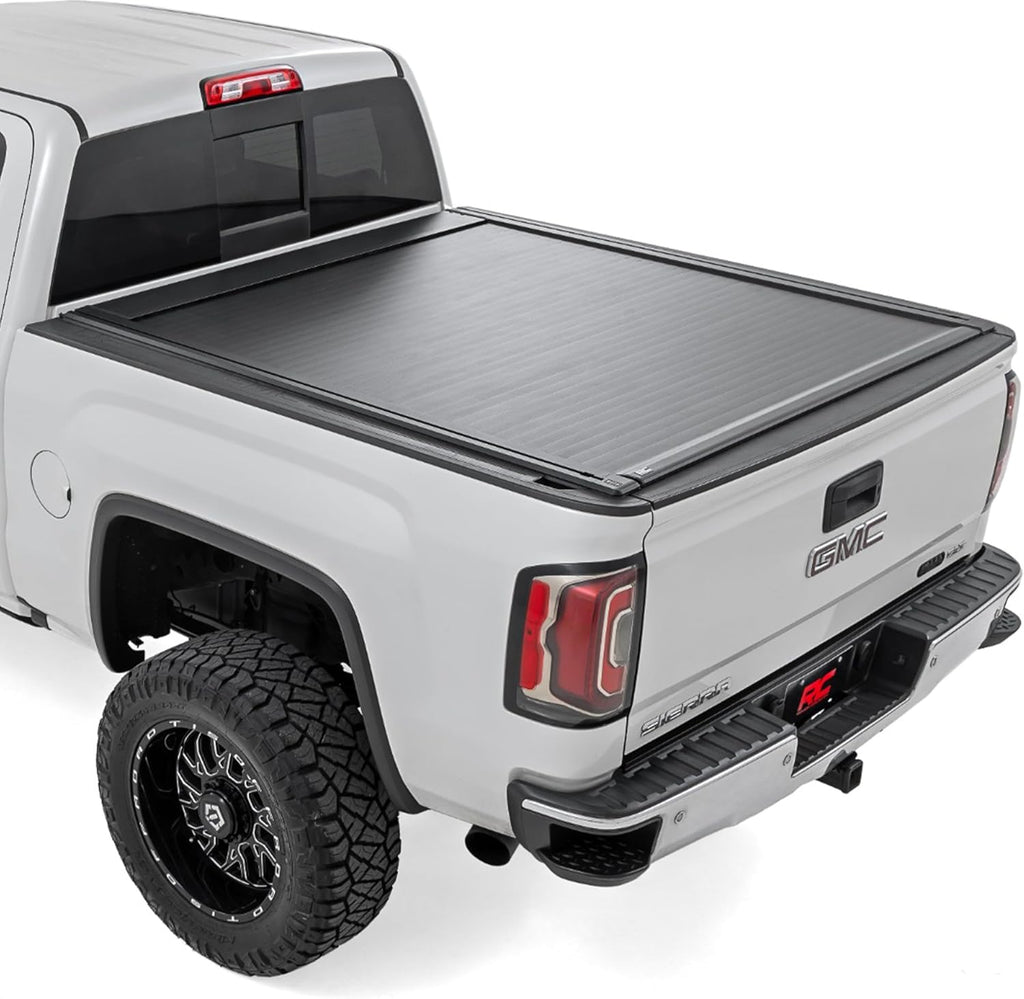 Roll-Up Tonneau Cover for Chevy Silverado & GMC Sierra 1500 (2019-2026) - Aluminum Truck Bed Cover, Fits 5'10 Bed (69.9")