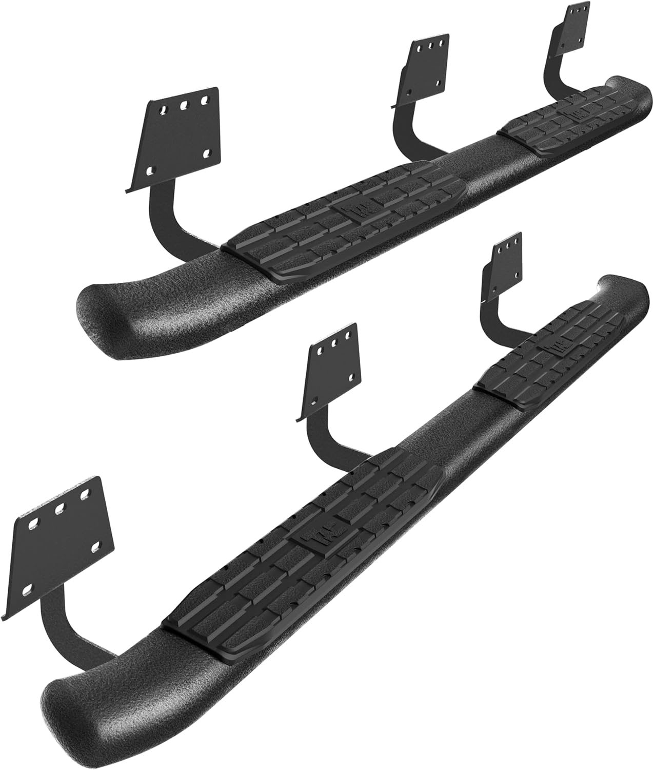 Side Steps Running Boards Fit 2019-2025 Dodge RAM 1500 Quad Cab (Exclude 2019-2024 RAM 1500 Classic) Truck Pickup 4" Oval Tube Stainless Steel Side Bars Nerf Bars Off Road Accessories 2Pcs