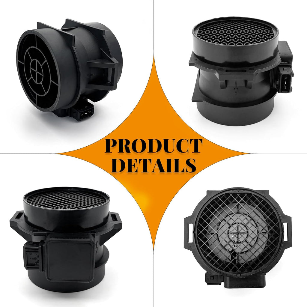 Air Flow Sensor MAF Sensor 28164-37200 [6Cyl 2.5L 2.7L] Compatible with 2001-2005 Hyundai Sonata, 2005-2009 Tucson, 2001-2006 Santa Fe, 2003-2008 Tiburon & 2001-2006 Kia Optima