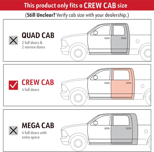 3.5" Oval Nerf Bar Side Steps Compatible with 2009-2018 Dodge Ram 1500; 2010-2026 2500 3500; 2019-2024 Classic | Crew Cab | SS2D35317MX | Side Rails Running Boards