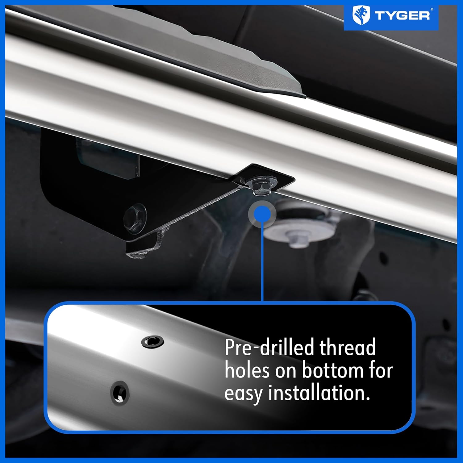 Auto 3.5" Rider Running Boards Compatible with 2007-2018 Chevy Silverado GMC Sierra 1500; 2007-2019 2500 3500HD; 2019 LD/Limited | Crew Cab | TG-SS2C35017 | Side Step Rail Nerf Bars