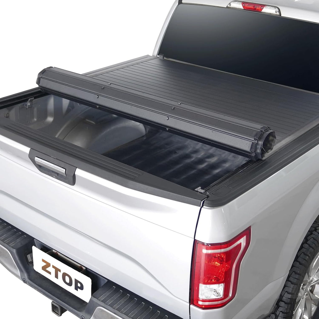 Truck Bed Tonneau Cover, Compatible with 2015-2026 F150 5.7' Bed, Full Bed Access Low Profile Roll Up Bed Cover
