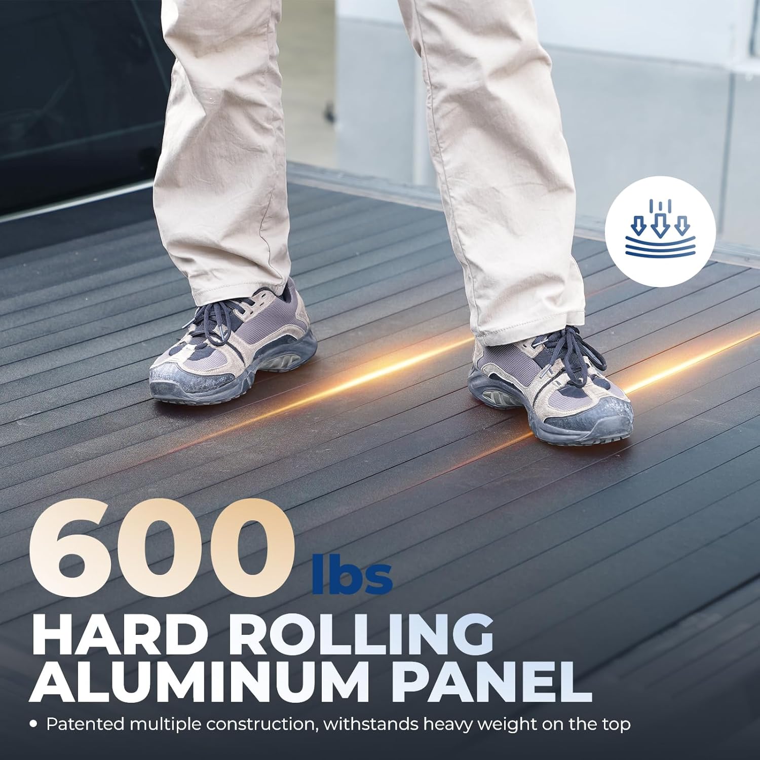 Truck Bed Tonneau Cover, Compatible with 2015-2026 F150 5.7' Bed, Full Bed Access Low Profile Roll Up Bed Cover