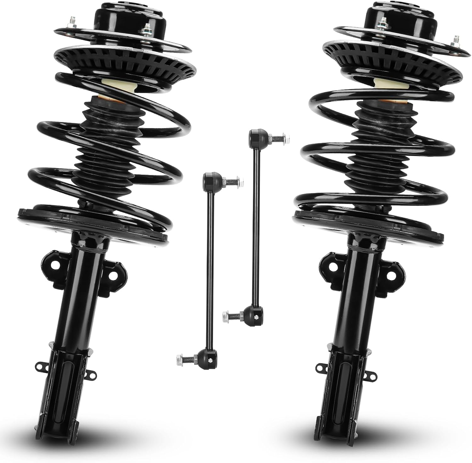 Front Struts Shock Absorber Sway Bar Links Kit Fit for Chrysler Town & Country 2008-2010, for Dodge Grand Caravan 2008-2010, Replace 171128L 171128R K7258 (4Pcs)