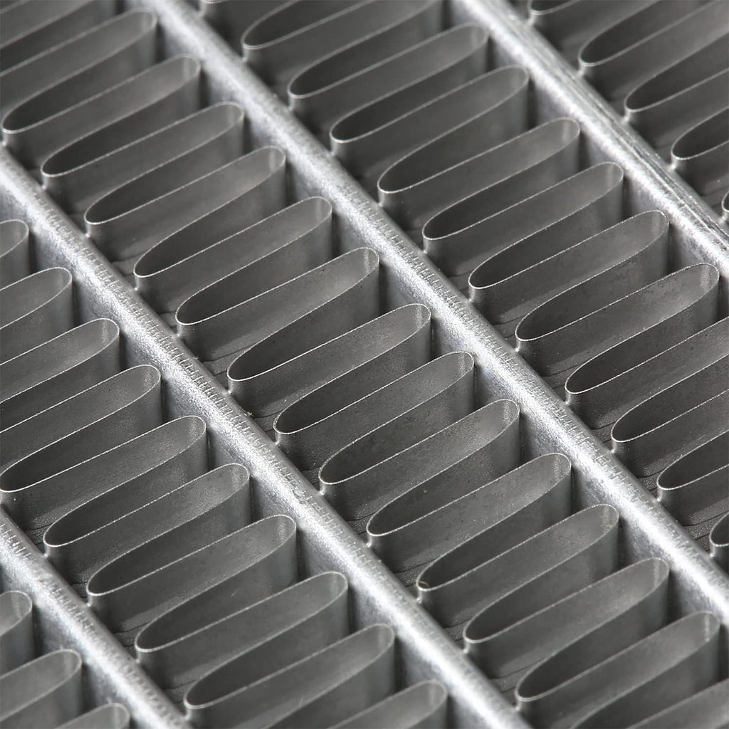 OEM-RA-709 OE Style 1-Row Aluminum Core Radiator Compatible with 81-86 C/K 1500 2500 3500,28-1/4" W X 17-1/4" H X 1-1/4" D,1-5/16" Inlet / 1-9/16" Outlet