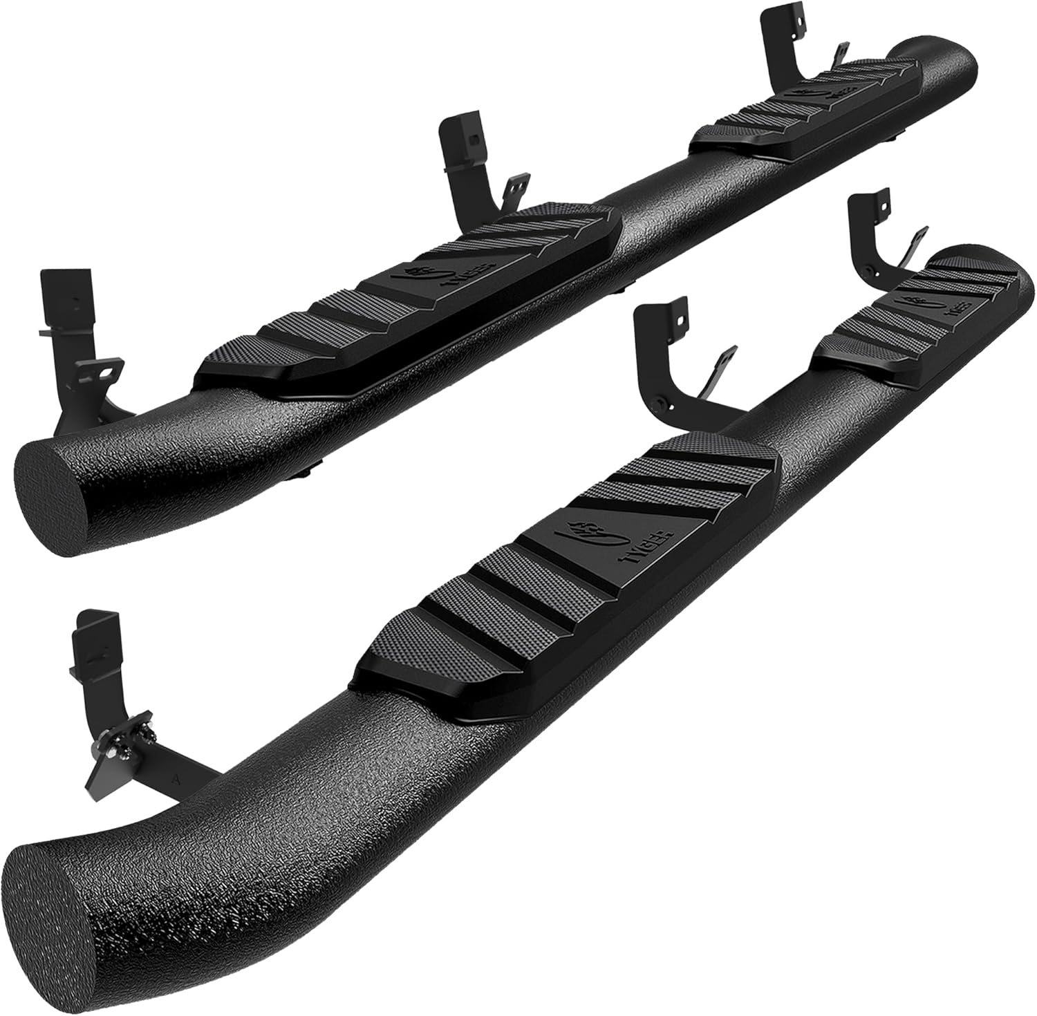 Auto 3.5" Rider Running Boards Compatible with 2009-2018 Dodge Ram 1500; 2010-2026 2500 3500; 2019-2024 Classic | Crew Cab | TG-SS2D35317 | Side Step Rail Nerf Bars