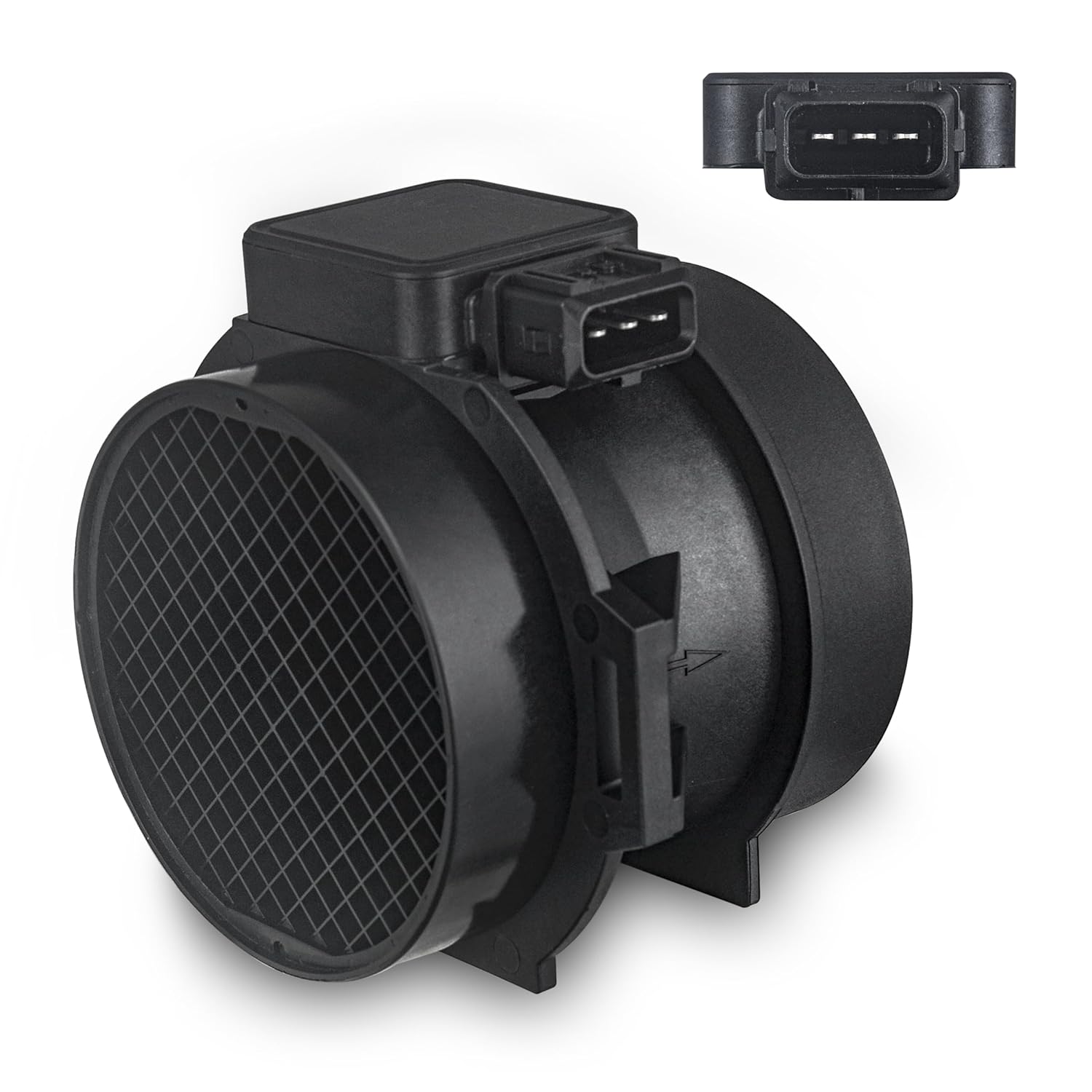 Air Flow Sensor Meter MAF Sensor Compatible with Hyundai Sonata 2001-2005,Santa Fe 2001-2005,Tucson 2005-2009,Tiburon 2003-2008 & Kia Optima2001-2006,Replace# 28164-37200