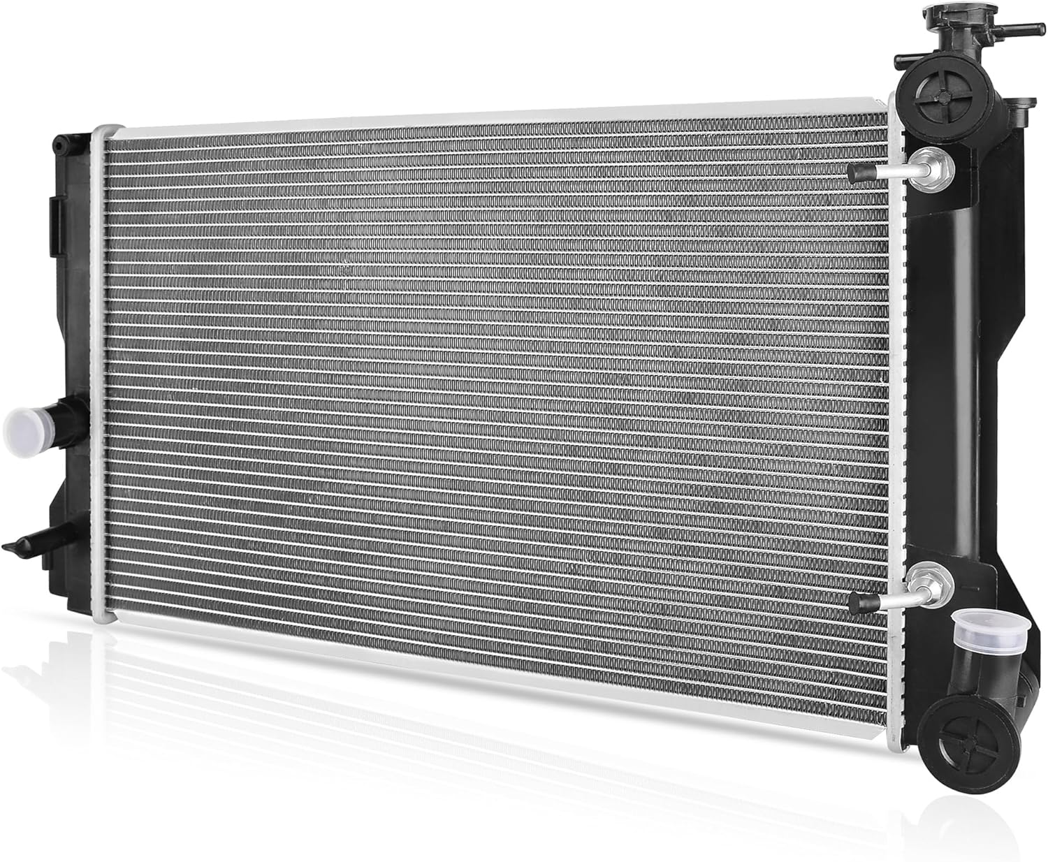 34'' Core Radiator Compatible Compatible with Chevy Silverado Suburban GMC Yukon Sierra Tahoe Escalade Hummer H2 4.3L 4.8L 5.3L 6.0L 6.2L V8 DWRD1001