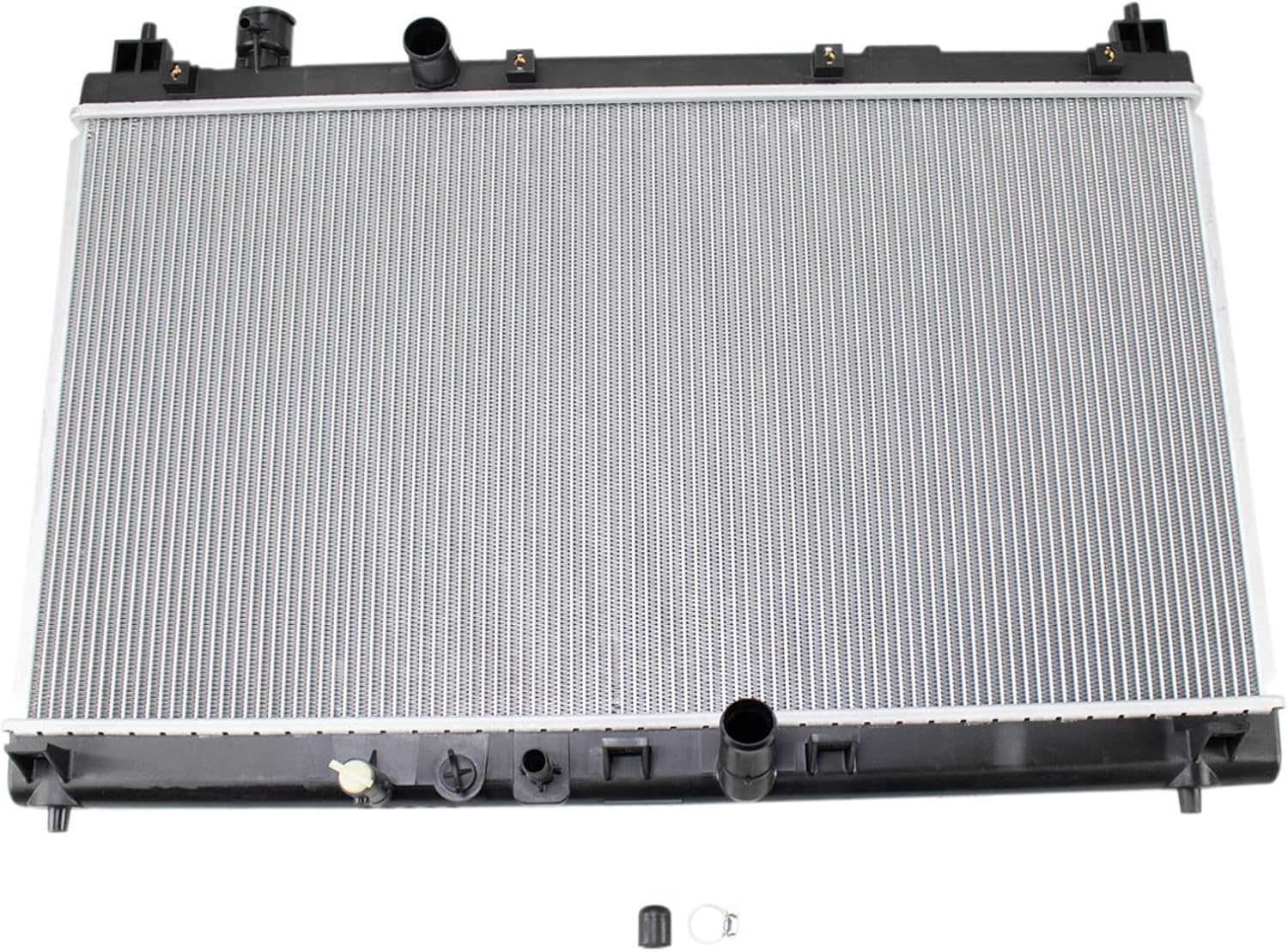 Radiator Assembly Plastic Tanks Aluminum Core Compatible with 14-19 Chevrolet Silverado 1500 15-20 Tahoe 15-20 Cadillac Escalade 14-18 GMC Sierra 1500 15-19 Yukon