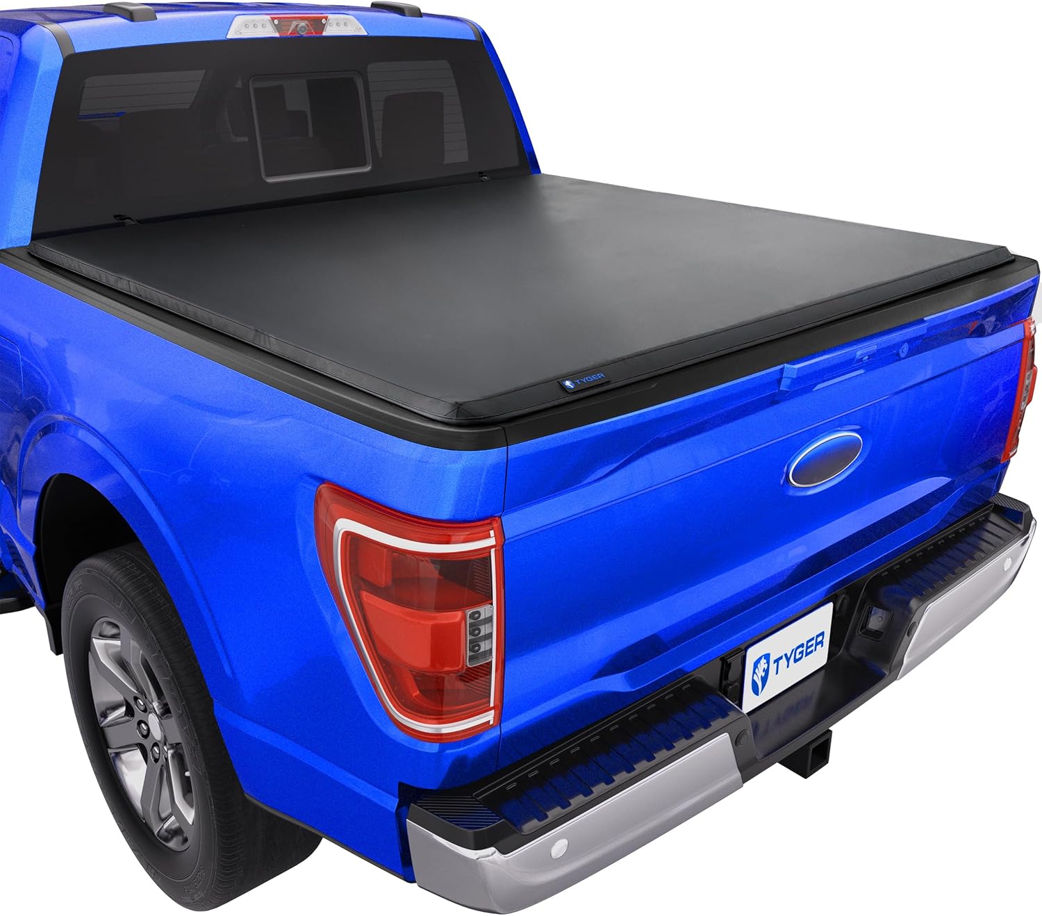 Soft Roll-up Truck Bed Tonneau Cover Compatible with 2021-2026 Ford F-150; Lightning | 5.5' (67") Bed | TG-BC1F9064