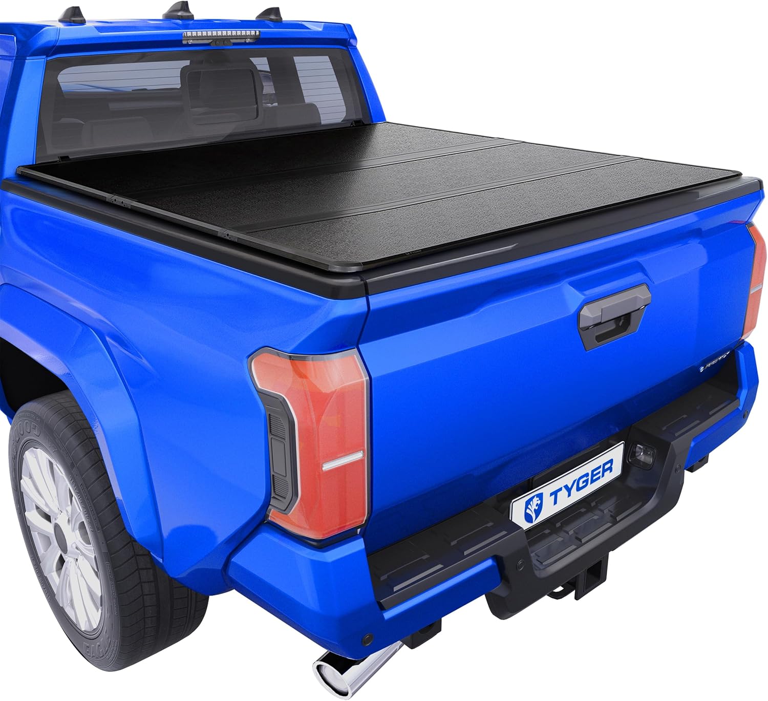Soft Roll-up Truck Bed Tonneau Cover Compatible with 2024-2026 Toyota Tacoma (Only Fits Models with Factory Deck Rail System) | 5' (60") Bed | TG-BC1T9204