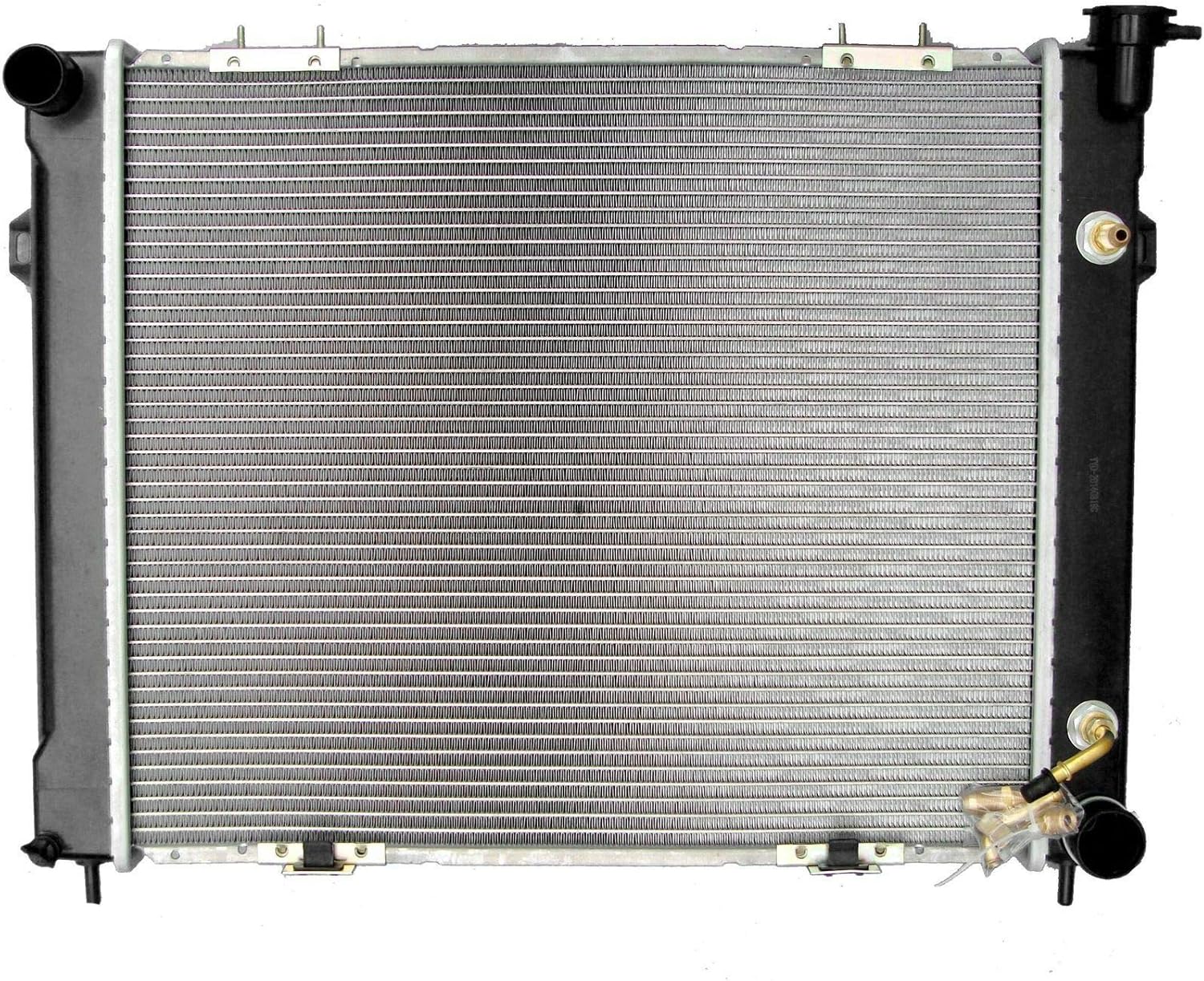 Aluminum Radiator | Compatible with Jeep WRANGLER 3.8 V6,2007-2009 | 22mm Core Thickness | Replaces CU2957