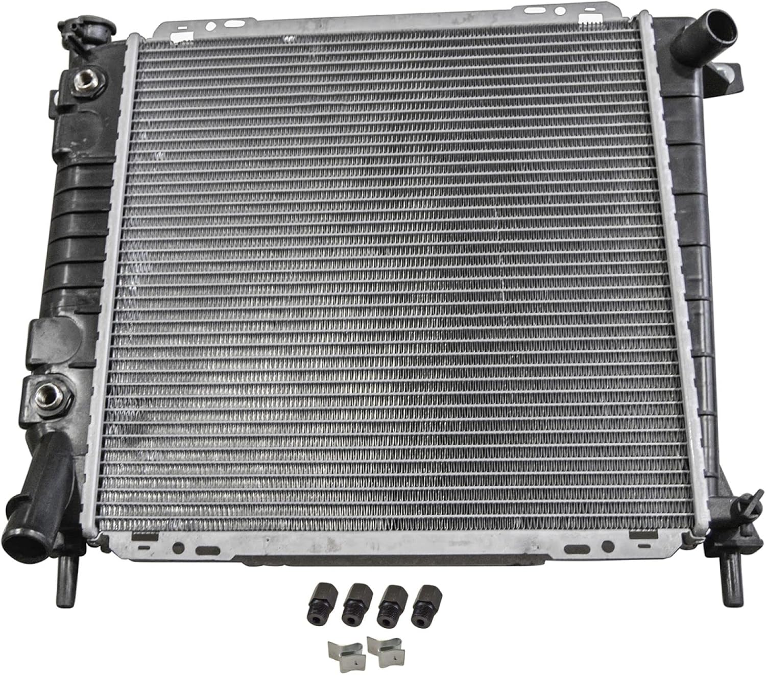 Radiator Assembly Plastic Tanks Aluminum Core Compatible with 14-19 Chevrolet Silverado 1500 15-20 Tahoe 15-20 Cadillac Escalade 14-18 GMC Sierra 1500 15-19 Yukon