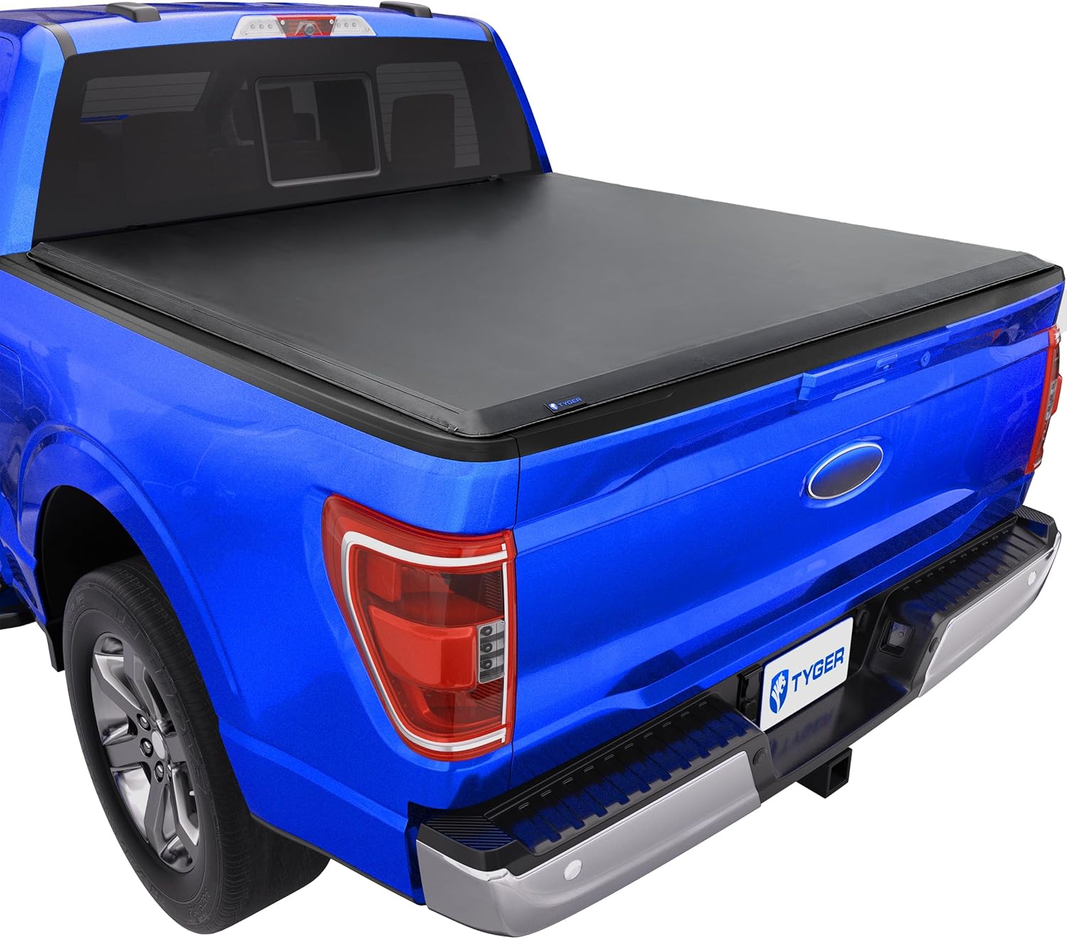 Soft Roll-up Truck Bed Tonneau Cover Compatible with 2021-2026 Ford F-150; Lightning | 5.5' (67") Bed | TG-BC1F9064
