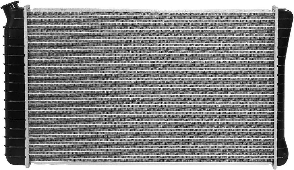 OEM-RA-709 OE Style 1-Row Aluminum Core Radiator Compatible with 81-86 C/K 1500 2500 3500,28-1/4" W X 17-1/4" H X 1-1/4" D,1-5/16" Inlet / 1-9/16" Outlet