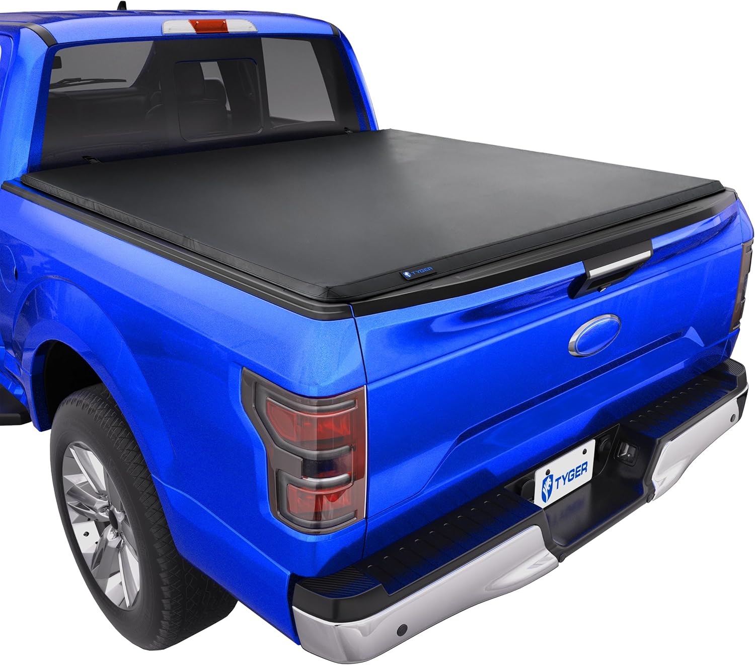 Soft Roll-up Truck Bed Tonneau Cover Compatible with 2021-2026 Ford F-150; Lightning | 5.5' (67") Bed | TG-BC1F9064