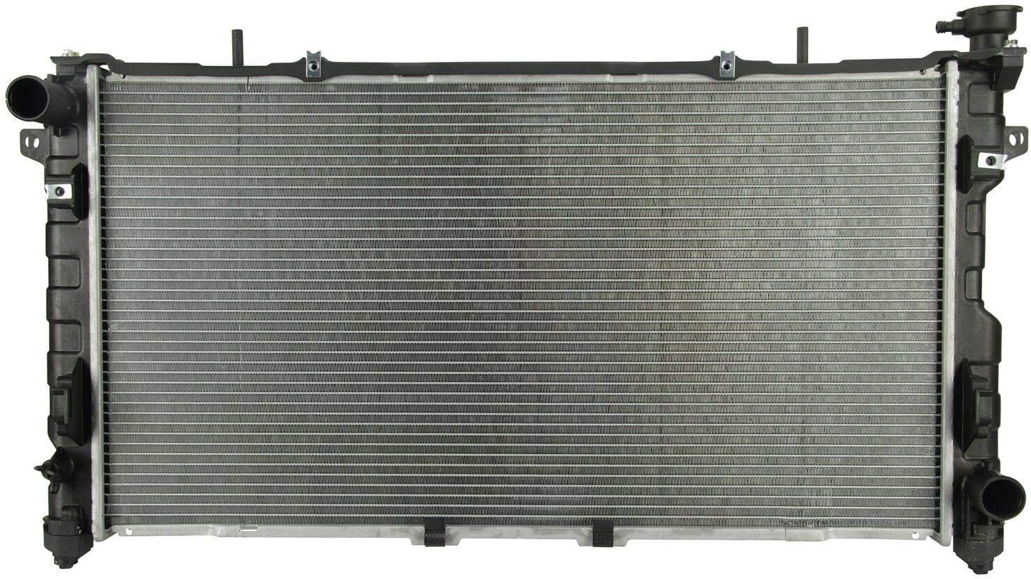 Aluminum Radiator | Compatible with Jeep WRANGLER 3.8 V6,2007-2009 | 22mm Core Thickness | Replaces CU2957