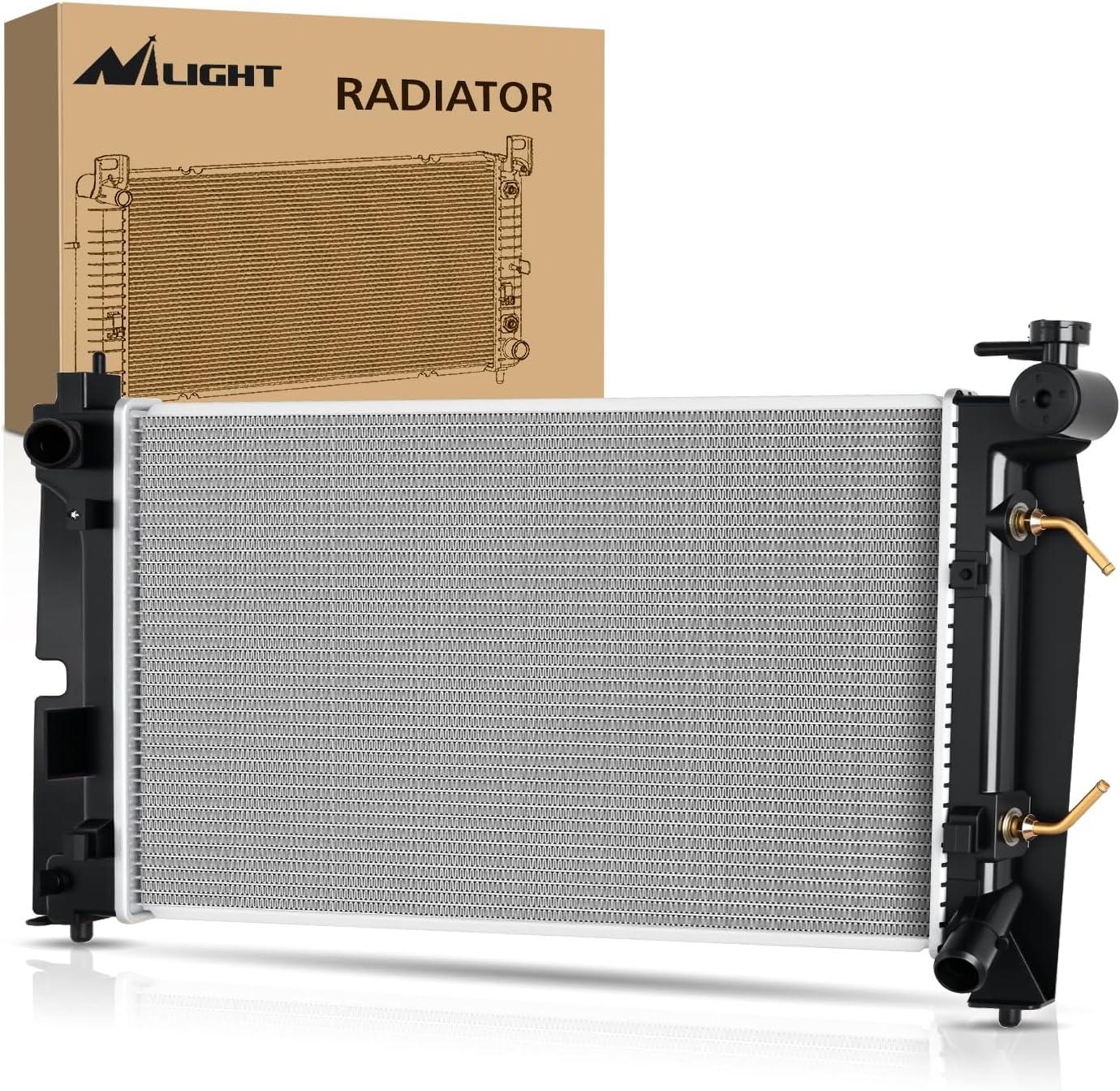 Radiator for Toyota Corolla 2003 2004 2005 2006 2007 2008,Toyota Matrix 2005 2006 2007 2008 2009 2010 2011 2012 2013 2014 2015-2018,Pontiac Vibe 2003-2008 Engine: 1.8L l4 Aspirated