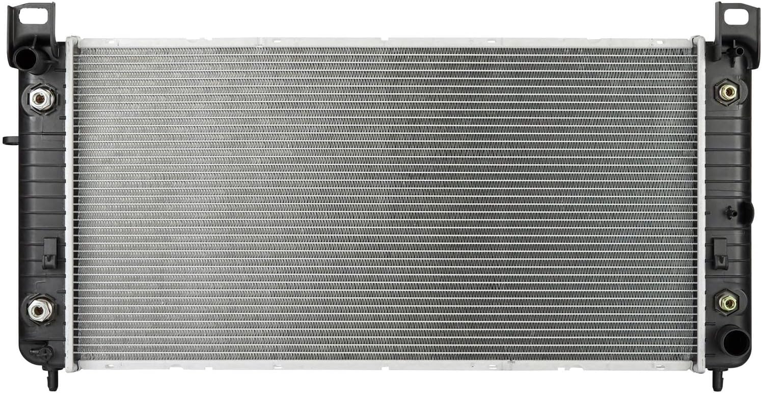 34'' Engine Coolant Radiator Compatible with Chevy Silverado/Suburban/Tahoe, GMC Sierra/Yukon, Cadillac Escalade, without Engine Oil Cooler