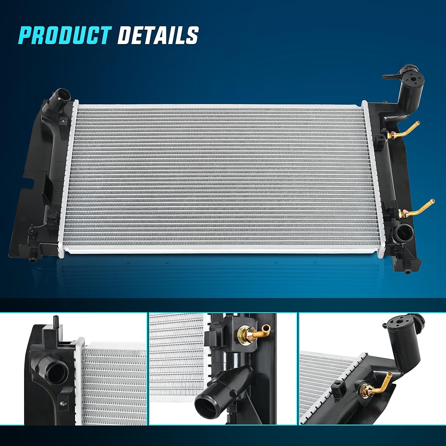 Radiator for Toyota Corolla 2003 2004 2005 2006 2007 2008,Toyota Matrix 2005 2006 2007 2008 2009 2010 2011 2012 2013 2014 2015-2018,Pontiac Vibe 2003-2008 Engine: 1.8L l4 Aspirated