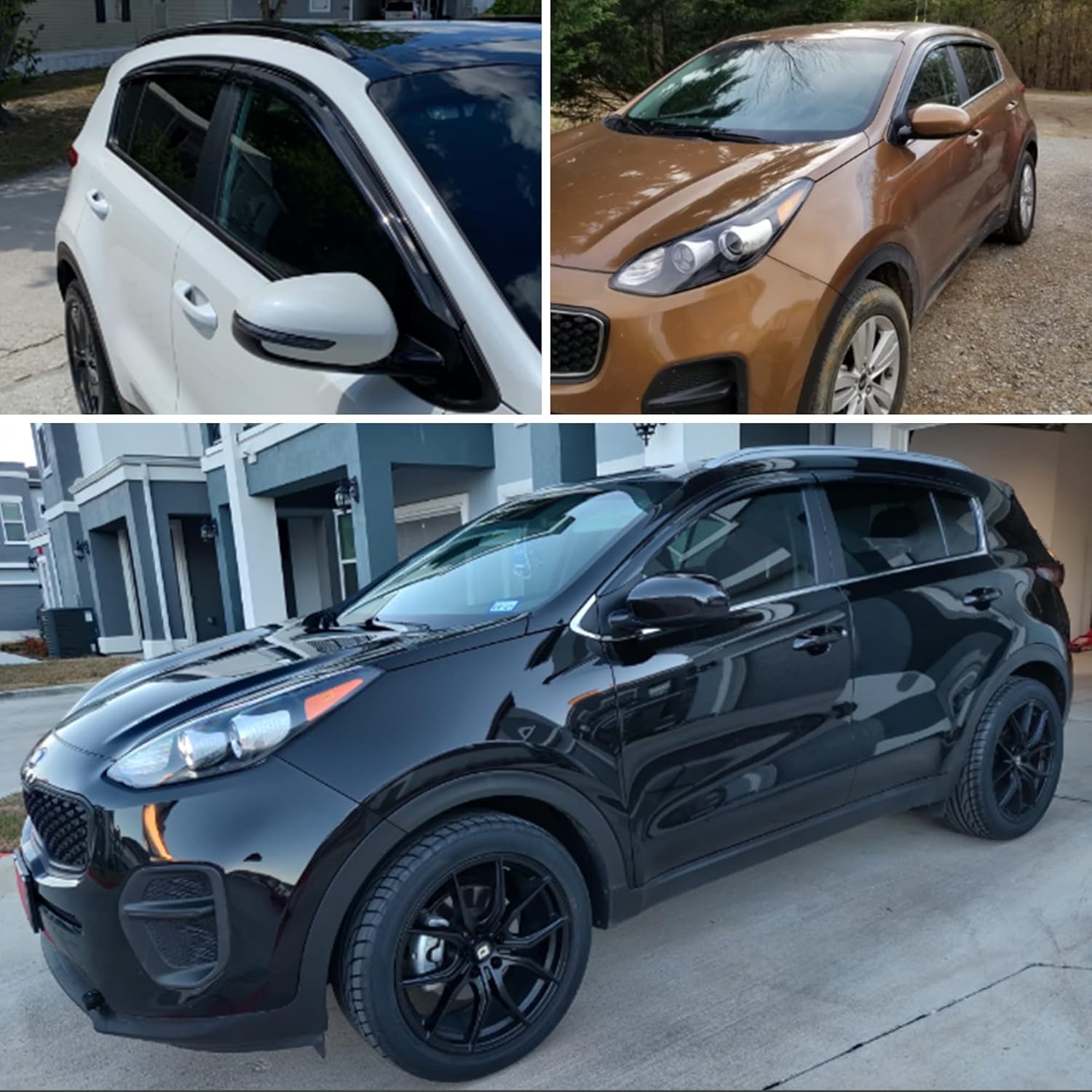 Rain Guards for 2024-2026 Toyota Tacoma Double Cab, Easy-to-Install Rain Guards for Car Window - Out-Channel Vent Visors Accessories for Truck, Side Window Wind Deflectors & Visors