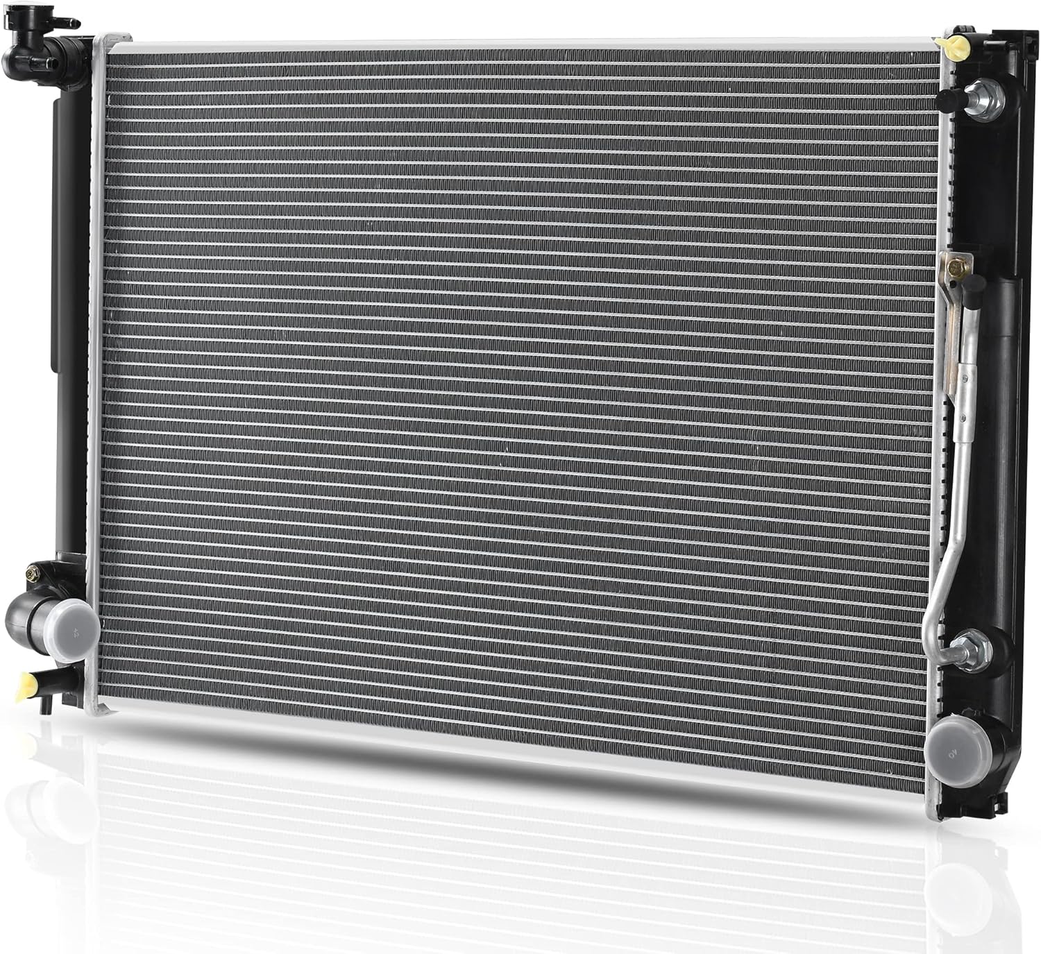 34'' Core Radiator Compatible Compatible with Chevy Silverado Suburban GMC Yukon Sierra Tahoe Escalade Hummer H2 4.3L 4.8L 5.3L 6.0L 6.2L V8 DWRD1001