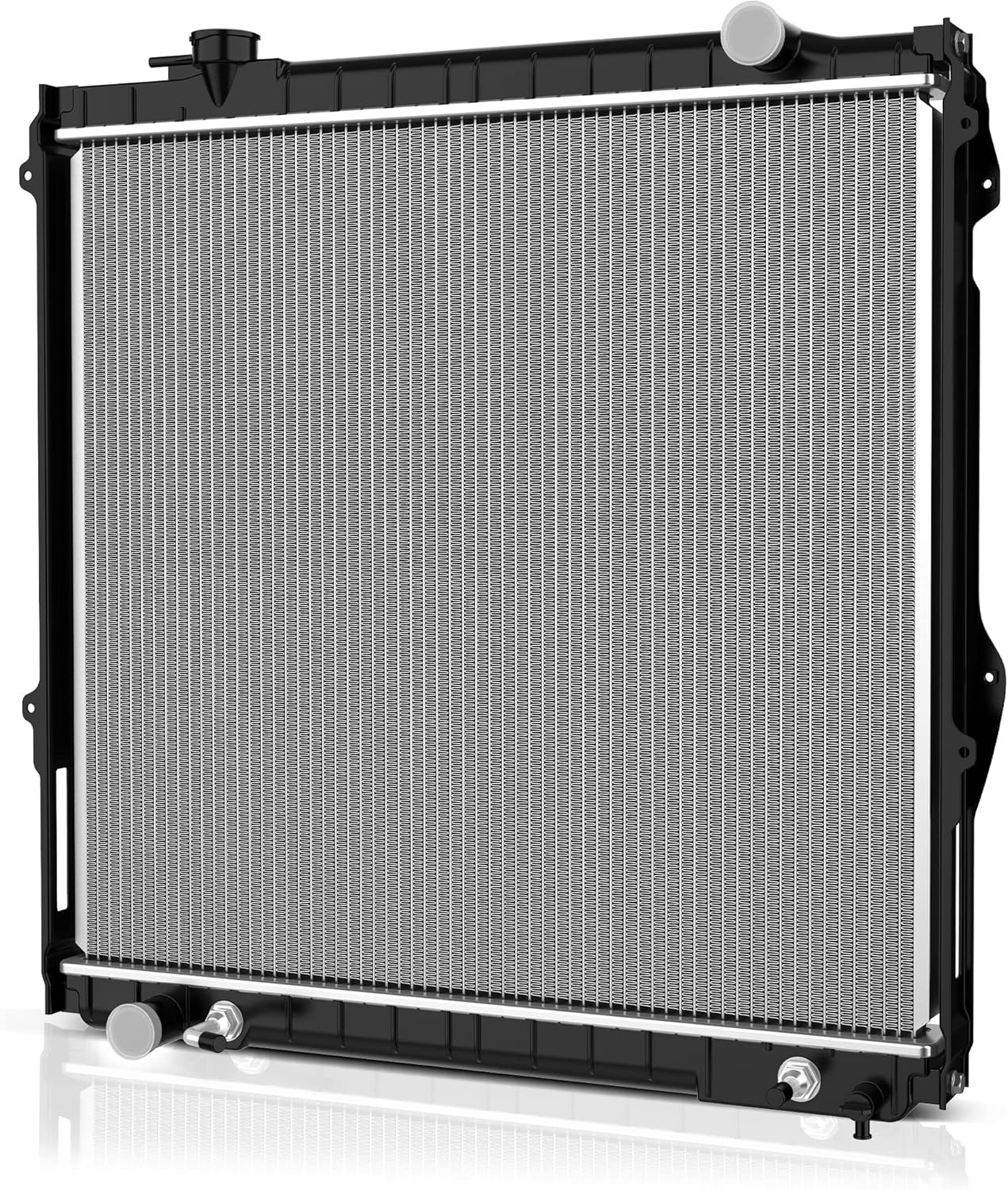 34'' Core Radiator Compatible Compatible with Chevy Silverado Suburban GMC Yukon Sierra Tahoe Escalade Hummer H2 4.3L 4.8L 5.3L 6.0L 6.2L V8 DWRD1001