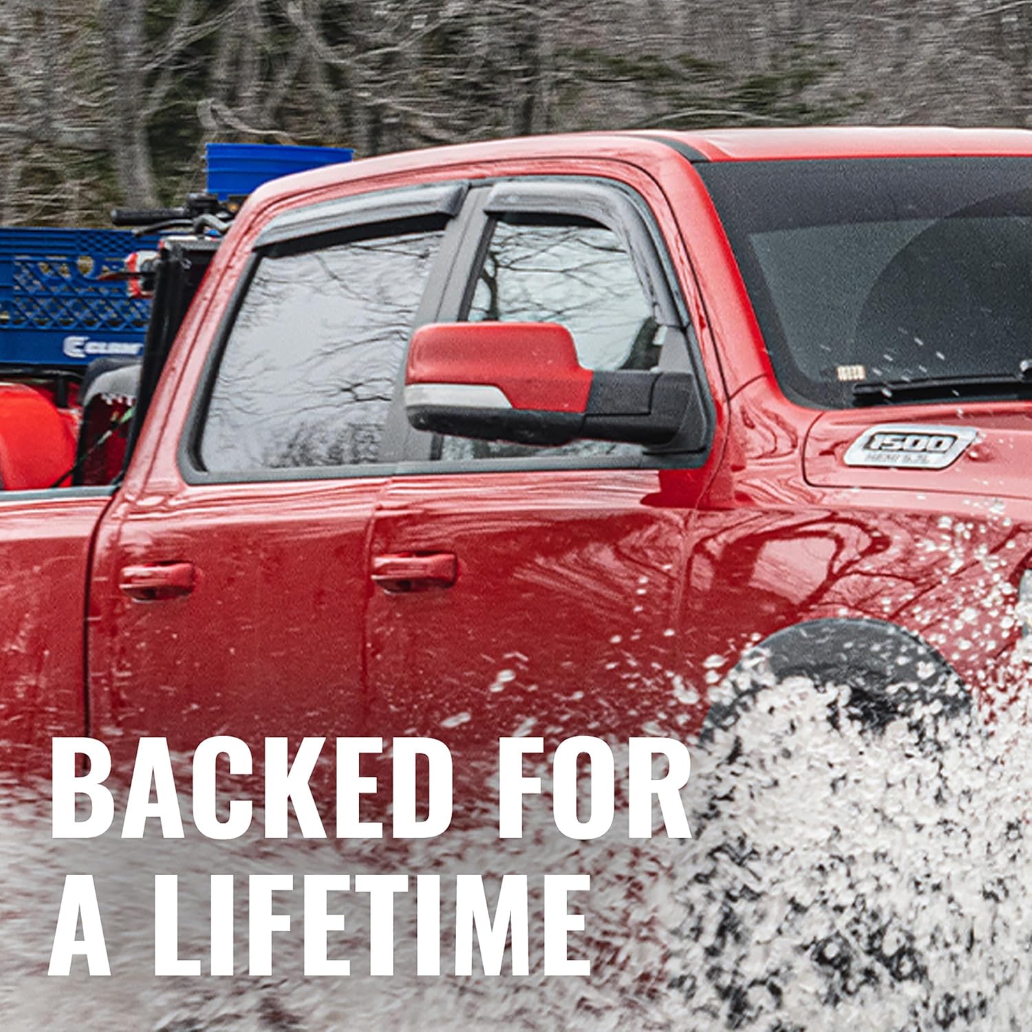 Outside Mount Rain Guards for 2010 - 2024 Toyota 4Runner | Window Vent Visors, 4 pcs. - Smoke | 94242